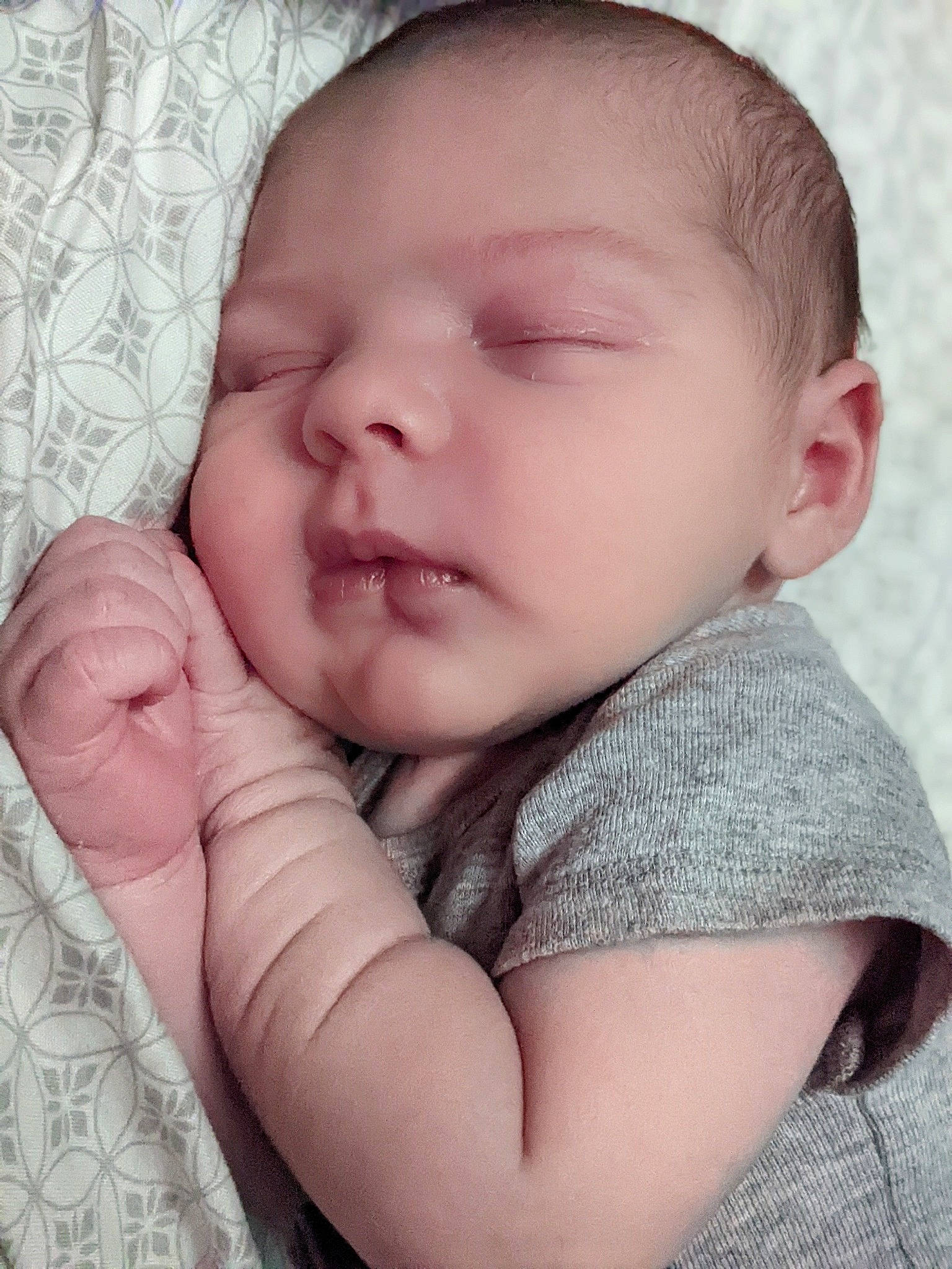 Kholson is registered to the contest to win money with this photo: baby, baby_sleeping, baby_toddler_clothing, cheek, chin, comfort, ear, eyelash, facial_expression, finger, gesture, hairstyle, hand, iris, lip, mouth, neck, nose, person, skin