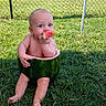 Tyler joined the competition — help win amazing prizes! baby, watermelon, grass, outdoor, child, fruit, summer, nature, green, fence, cute, sitting, barefoot, fresh, snack, playful, sunlight, food, happy, portrait