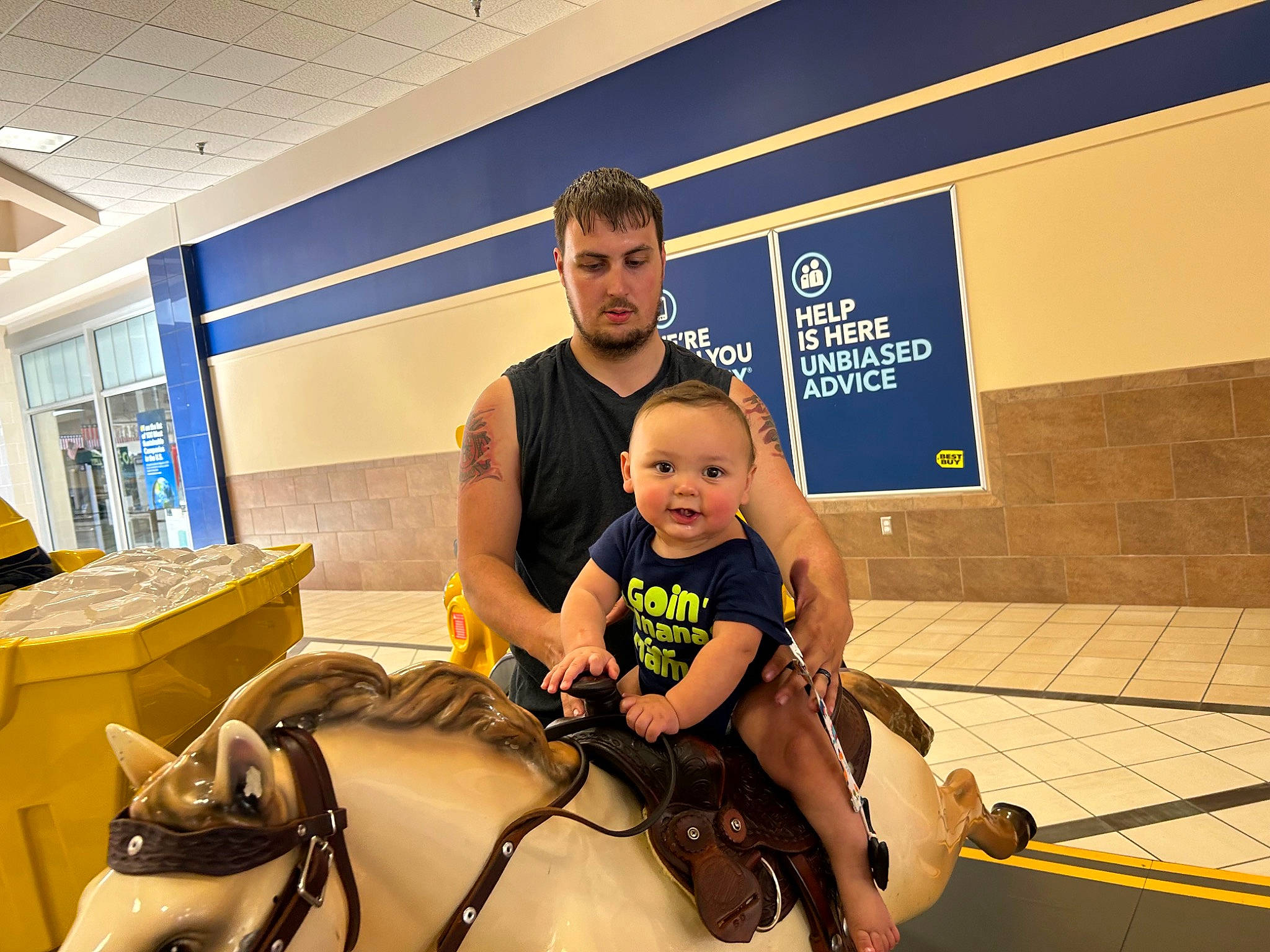 Justin joined the competition — help win amazing prizes! bridle, child, event, flooring, fun, happy, horse_supplies, horse_tack, leisure, motor_vehicle, pack_animal, person, personal_protective_equipment, recreation, rein, room, saddle, sports, stallion, toddler