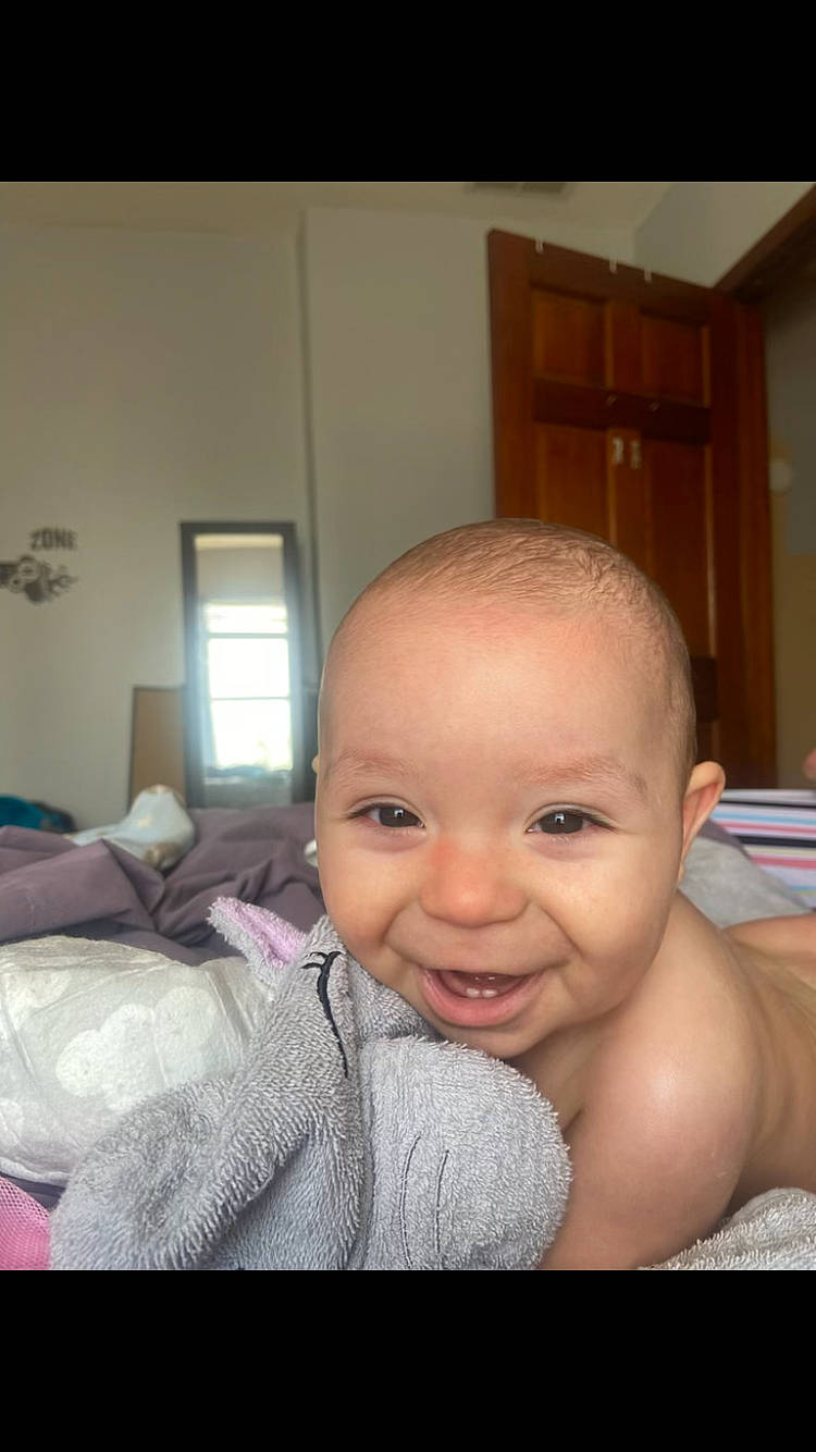 Hezekiah joined the competition — help win amazing prizes! baby, cheek, chest, ear, eyebrow, eyelash, flooring, forehead, fun, gesture, happy, iris, lip, mouth, nose, person, skin, smile, thumb, toddler