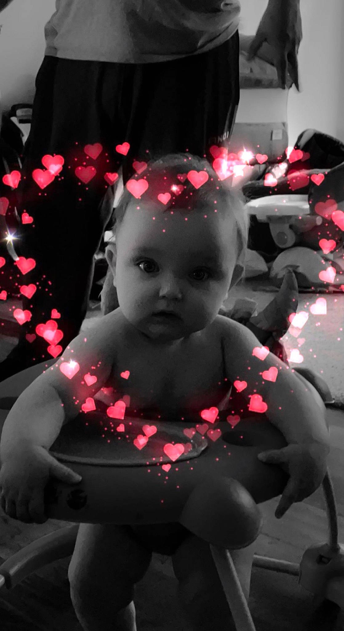 Zachary is registered to the contest to win money with this photo: baby, baby_toddler_clothing, black, black_hair, cheek, child, event, fashion, flash_photography, fun, hairstyle, headgear, light, lip, magenta, person, pink, red, standing, toddler