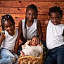 Elhadji a rejoint le concours — aidez-le/la à gagner de superbes lots ! baby, basket, blanket, braided_hair, child, cute, decor, family, happy, indoor, infant, jeans, natural_light, portrait, sibling, sleeping, smiling, toddler, white_shirt, wooden_background