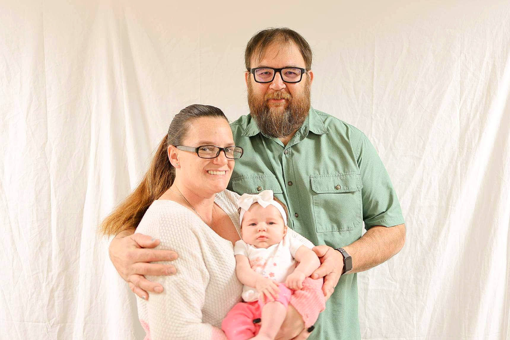 Juliana joined the competition — help win amazing prizes! arm, baby, beard, child, comfort, curtain, event, eyewear, family_taking_photos_together, gesture, glasses, happy, headwear, joy, peach, person, portrait_photography, room, service, smile