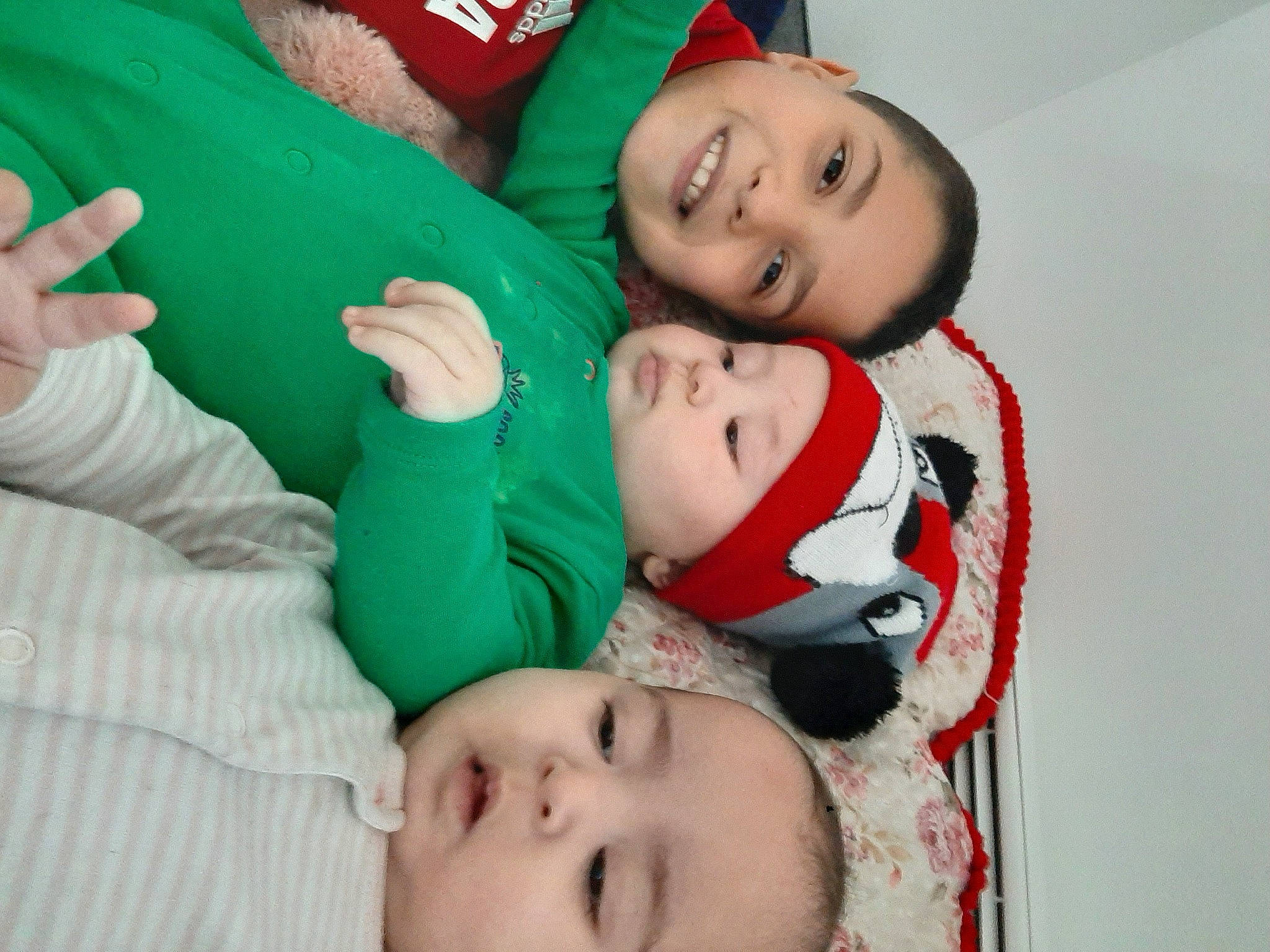 Jawad participe au concours pour gagner de l'argent avec cette photo : baby, baby_toddler_clothing, carmine, cheek, child, comfort, event, face, fur, gesture, green, happy, headwear, holiday, joy, lap, mammal, organ, person, red