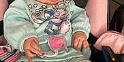 Shantalys joined the competition — help win amazing prizes! baby, child, car_seat, pink, pastel, pajamas, headband, pacifier, clothing, socks, cute, indoor, infant, seat_belt, toy, fabric, comfort, portrait, young_child, cartoon_print