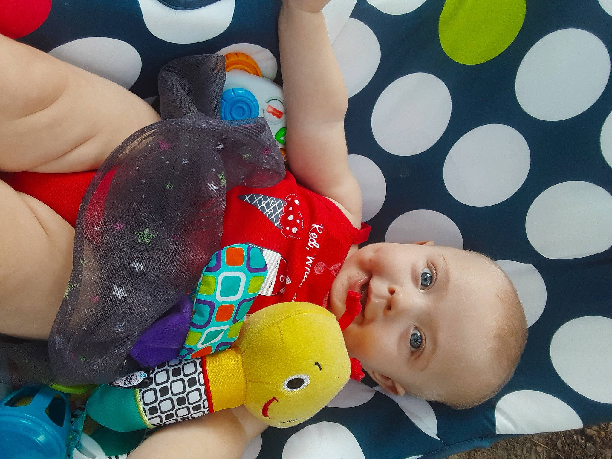 Diana joined the competition — help win amazing prizes! baby, baby_playing_with_toys, baby_products, baby_toddler_clothing, cheek, child, fun, gesture, happy, human_leg, nail, pattern, person, photograph, product, smile, snapshot, textile, thigh, toddler