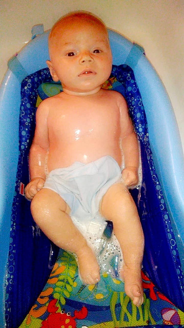 Jaxyn joined the competition — help win amazing prizes! abdomen, baby_products, bathing, boy, cheek, child, finger, fun, girl, hand, human_hair_color, infant, iris, leg, person, product, smile, toddler, trunk