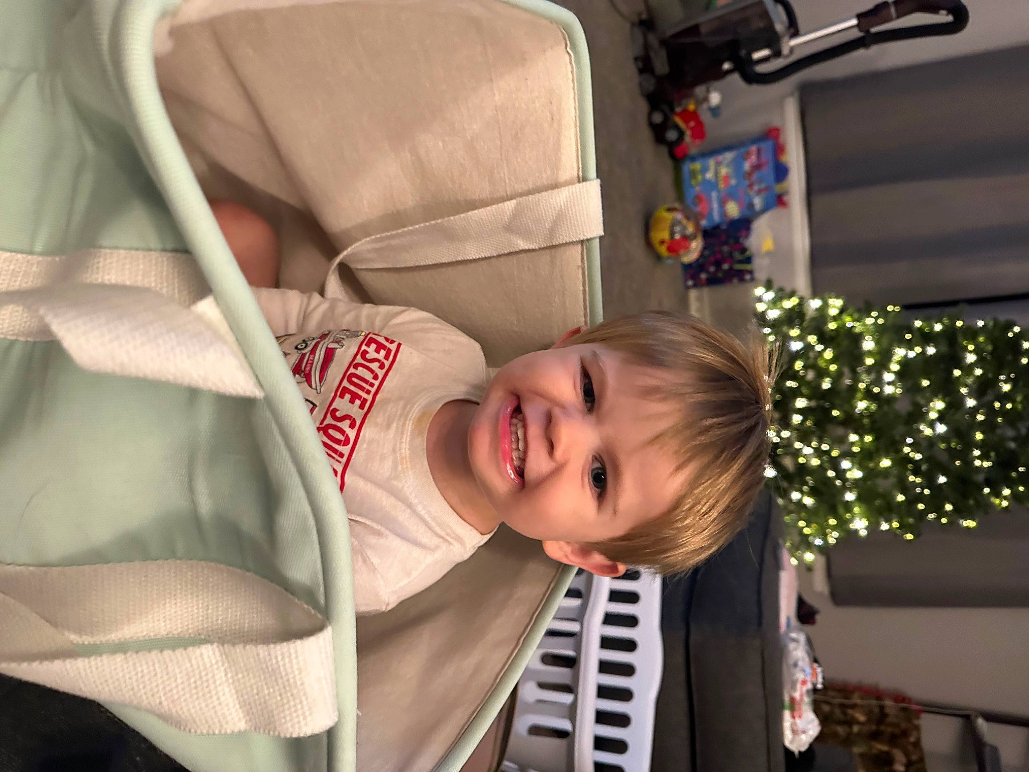Blake joined the competition — help win amazing prizes! auto_part, automotive_design, baby, baby_products, car_seat, child, comfort, family_car, fun, happy, holiday, joy, leisure, motor_vehicle, person, sitting, smile, toddler, travel, tree