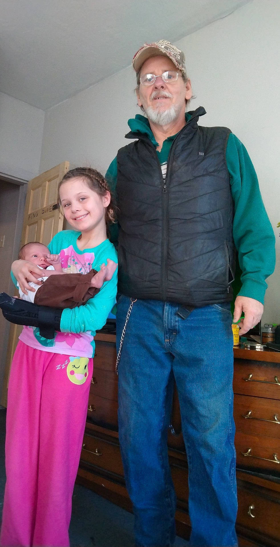 Gabby joined the competition — help win amazing prizes! belt, clothing, event, facial_expression, friendship, fun, glasses, happy, headwear, human, interaction, jeans, joint, joy, organ, outerwear, person, shoulder, sleeve, smile