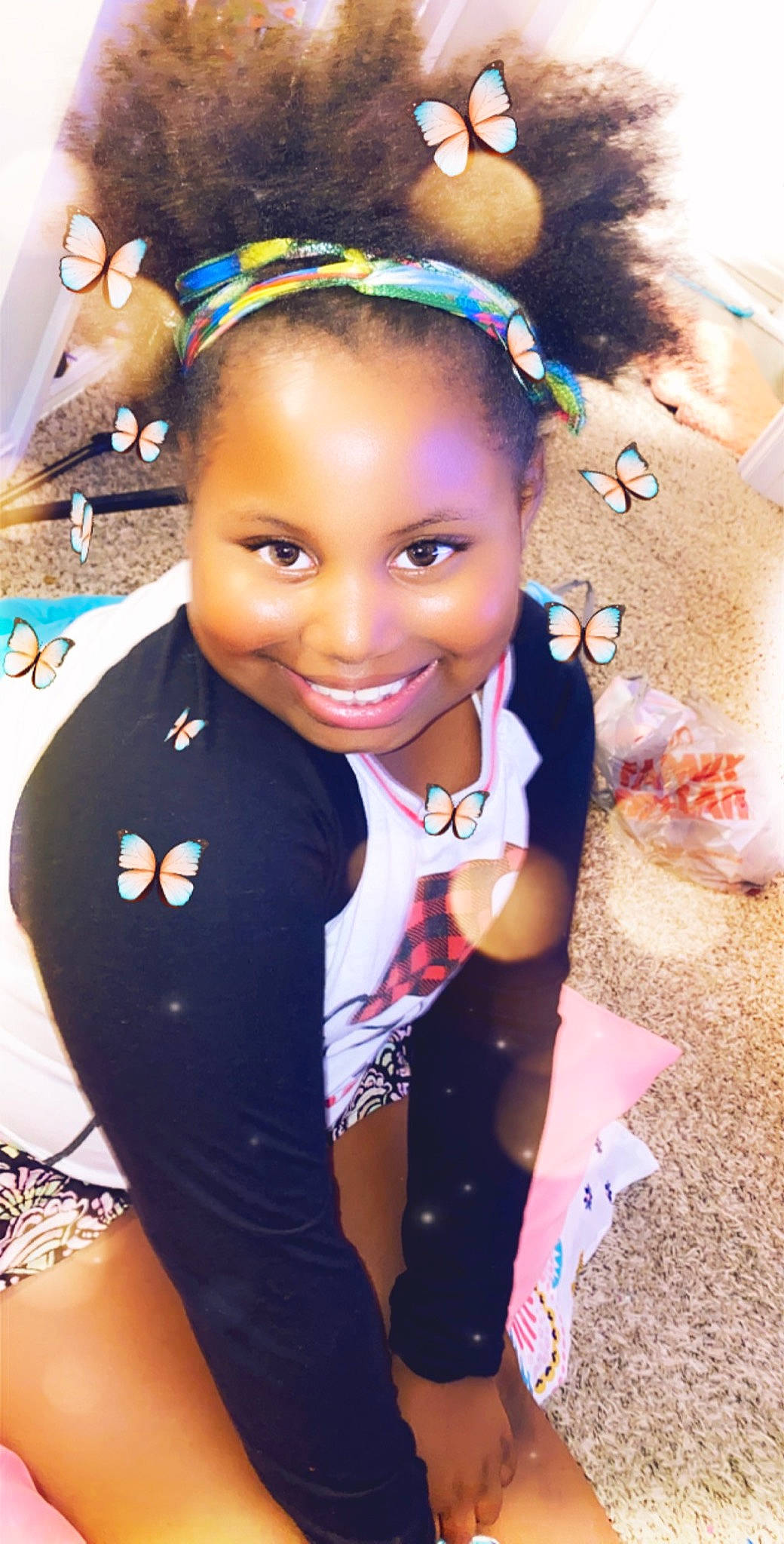 Amariah joined the competition — help win amazing prizes! black_hair, child, cool, earrings, electric_blue, event, face, fashion_accessory, fun, hairstyle, happy, headgear, headpiece, jewellery, joy, leisure, long_hair, necklace, person, skin