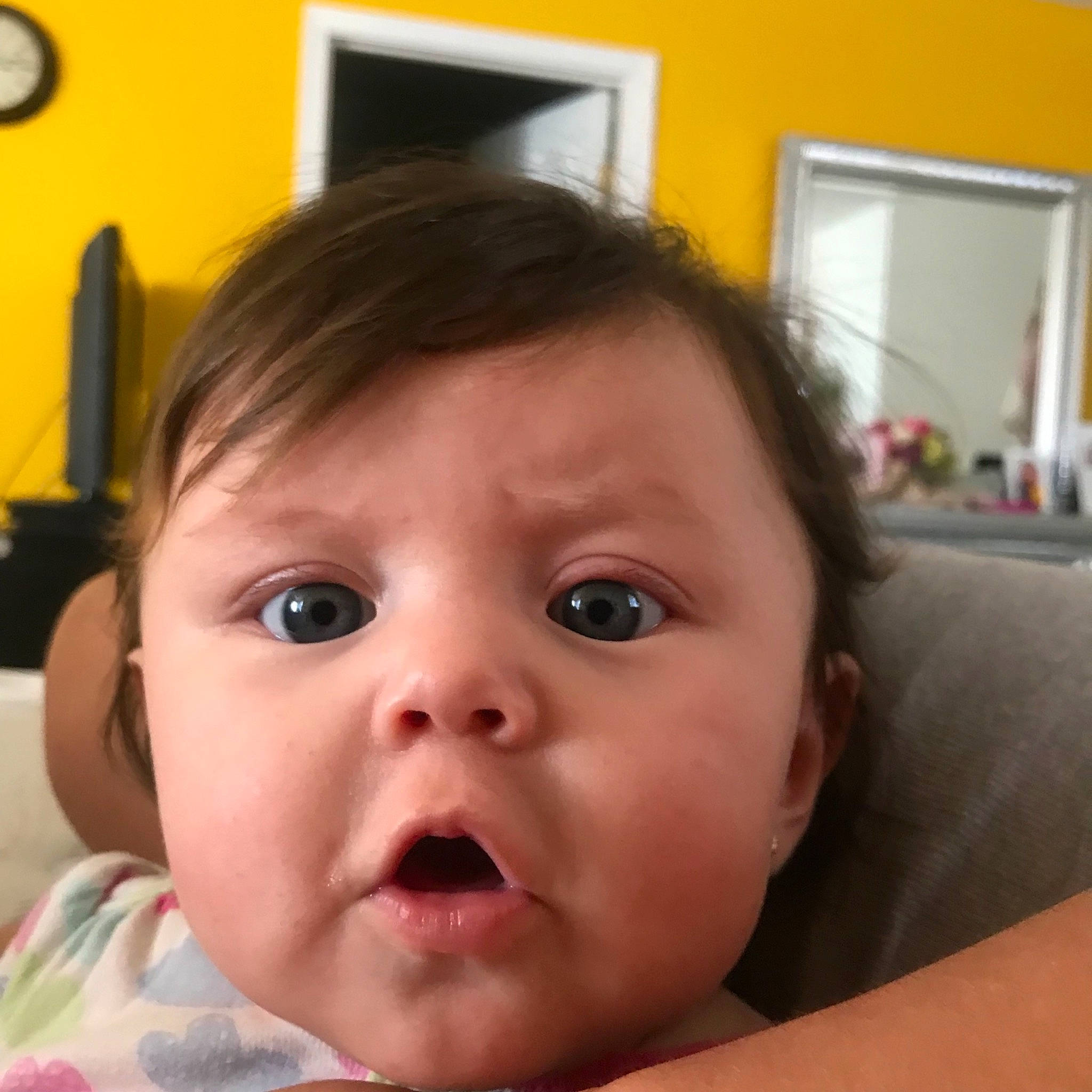 Elia joined the competition — help win amazing prizes! baby, baby_making_funny_faces, cheek, child, chin, close_up, ear, eye, eyebrow, face, facial_expression, forehead, head, iris, lip, mouth, nose, person, skin, smile