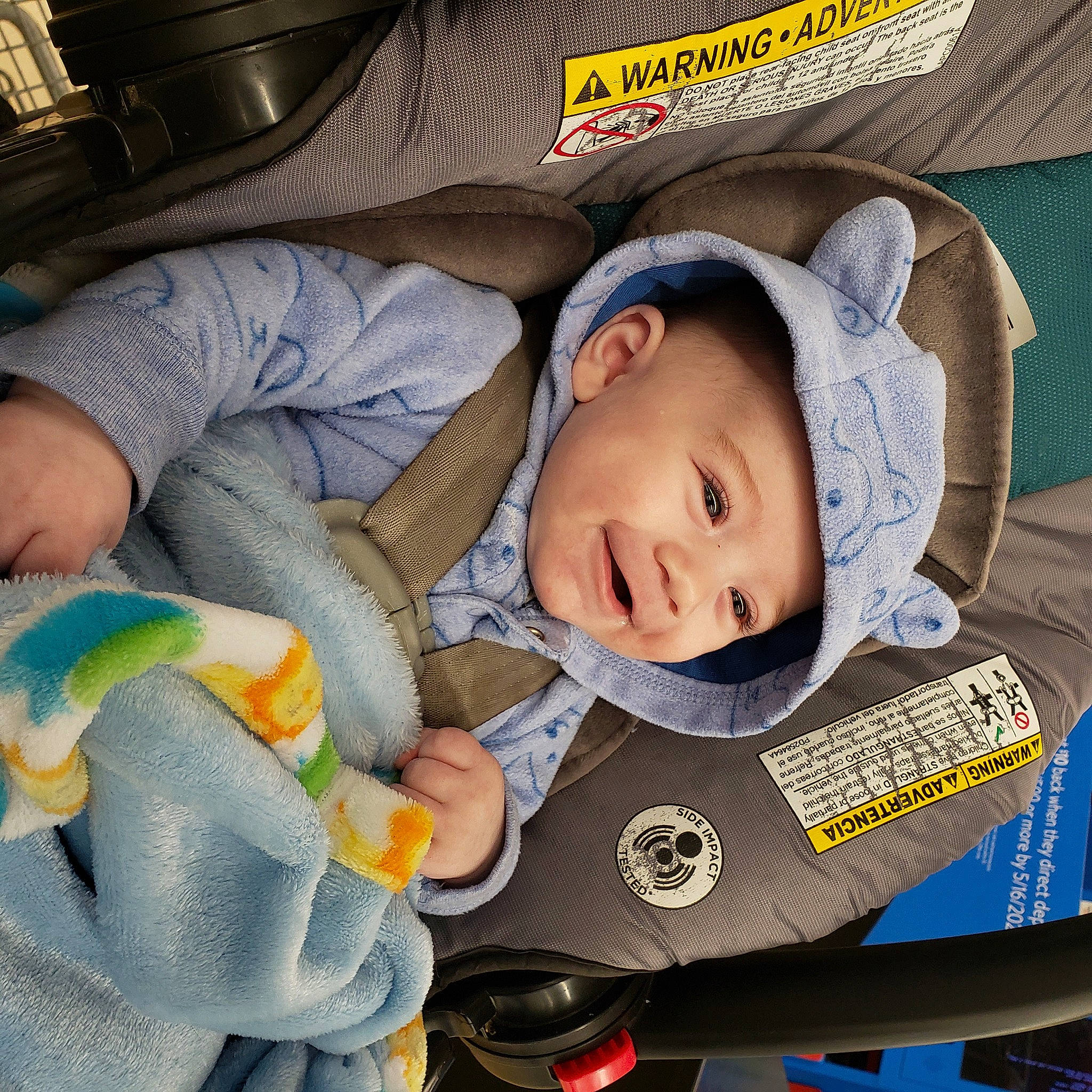 Loki is registered to the contest to win money with this photo: baby, baby_carriage, baby_in_car_seat, baby_products, baby_safety, baby_sleeping, baby_toddler_clothing, beanie, bedtime, blanket, cheek, child, comfort, headwear, infant_bed, linens, nap, person, product, sleep