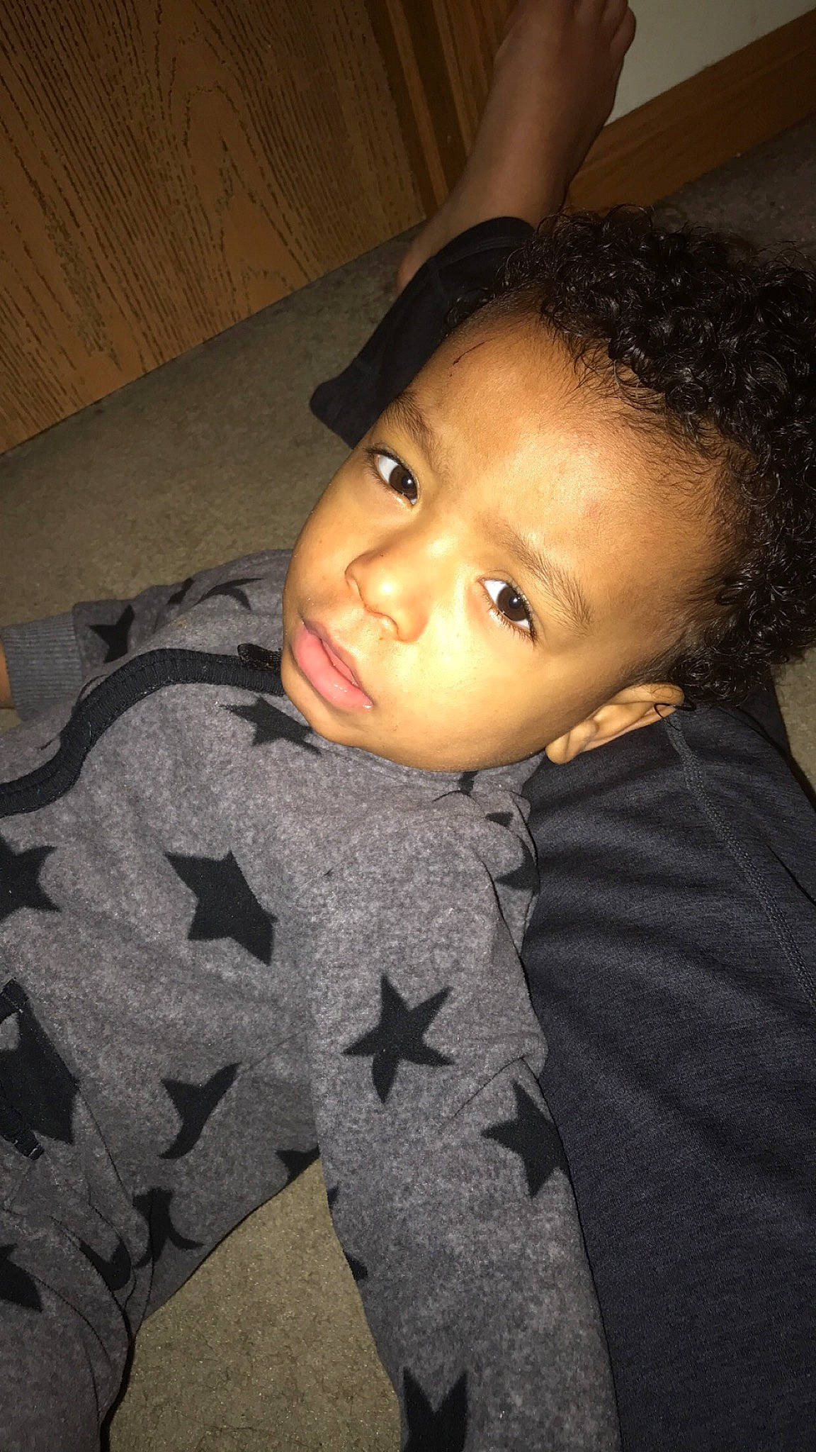 Martrell is registered to the contest to win money with this photo: black_hair, cheek, child, chin, cool, ear, eye, eyebrow, face, forehead, hair, hairstyle, head, lip, mouth, nose, person, skin, smile, toddler