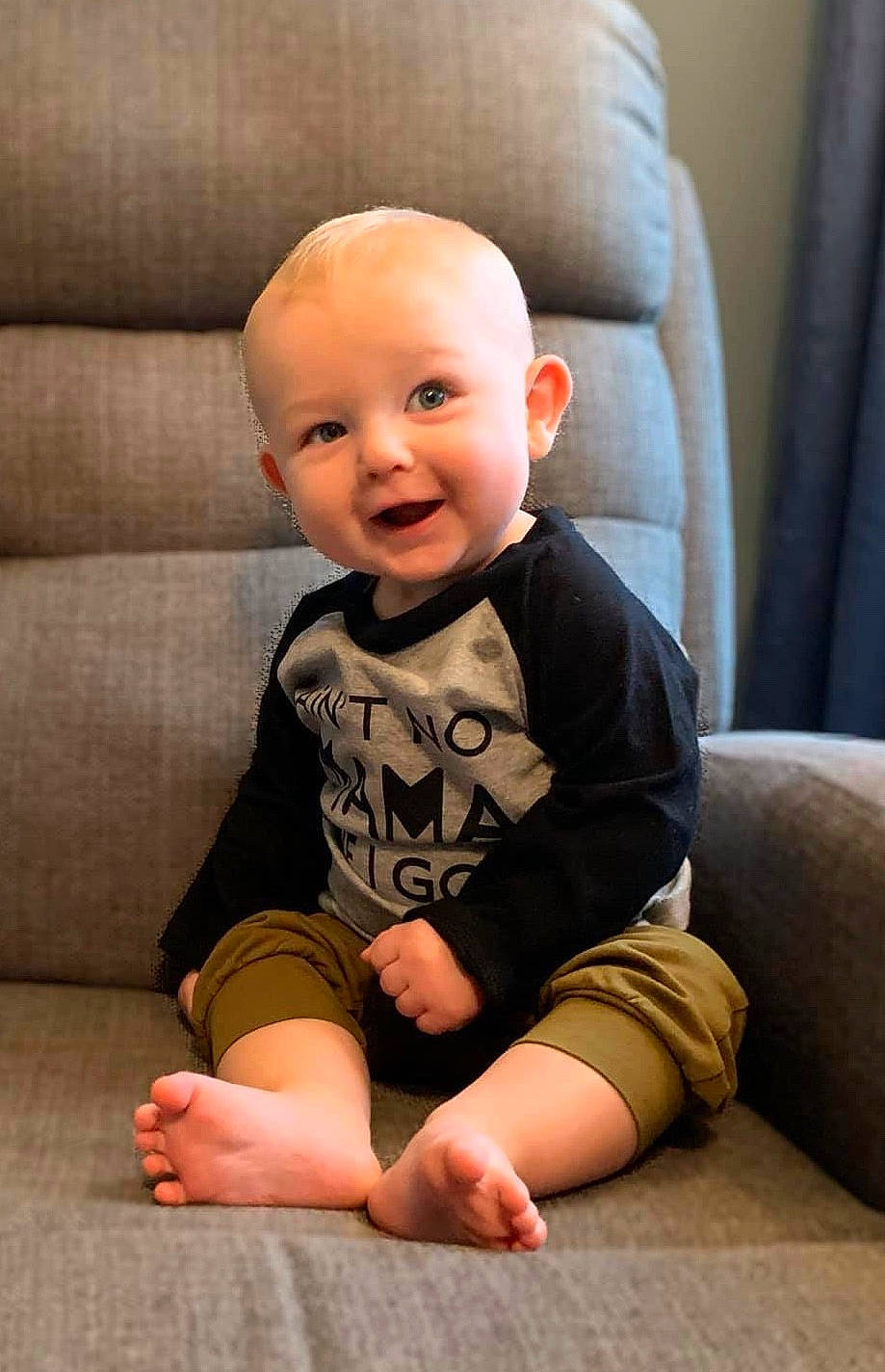 Aidan joined the competition — help win amazing prizes! baby, cheek, child, chin, crawling, face, head, leg, person, sitting, skin, toddler