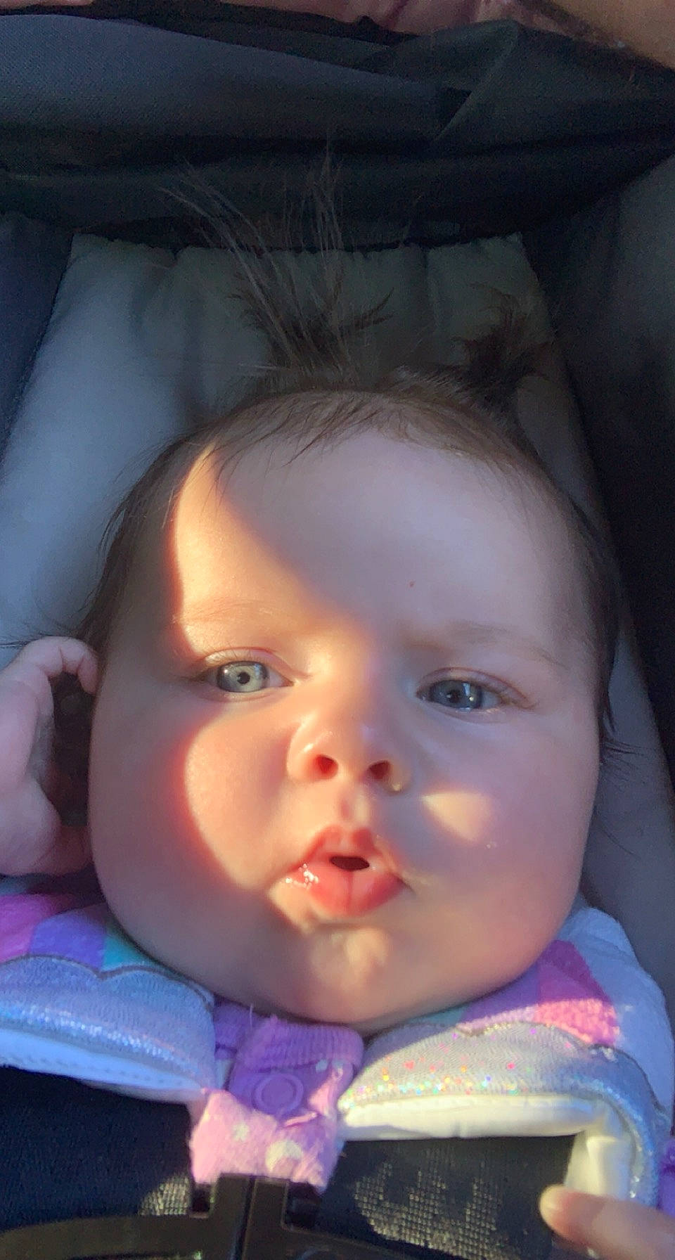 Aylah joined the competition — help win amazing prizes! baby, baby_toddler_clothing, cheek, child, chin, close_up, ear, eye, eyebrow, eyelash, flash_photography, forehead, fun, hair, iris, lip, mouth, nose, person, skin