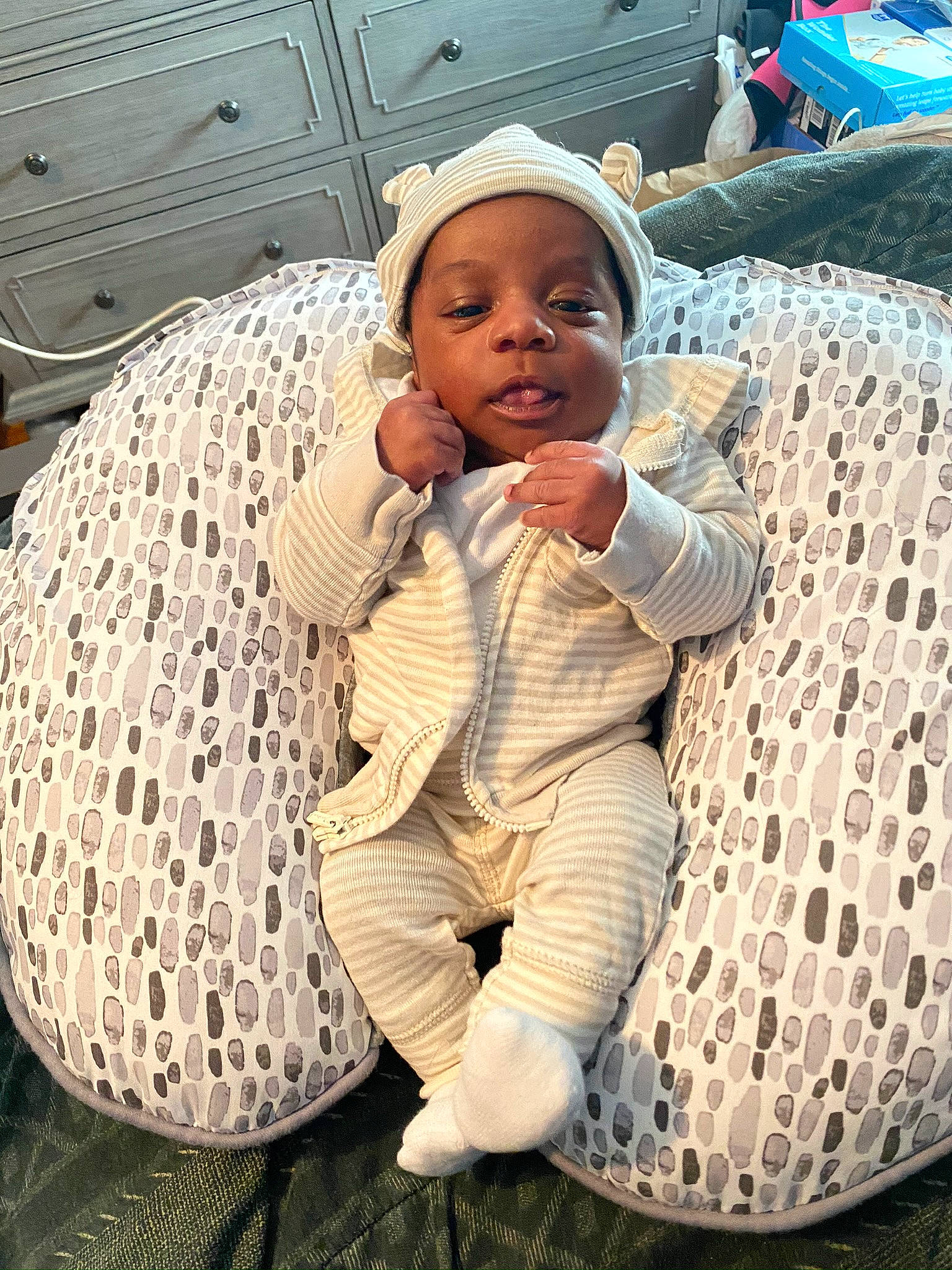 Nasiah is registered to the contest to win money with this photo: baby, child, person, plant, play, product, sitting, smile, toddler