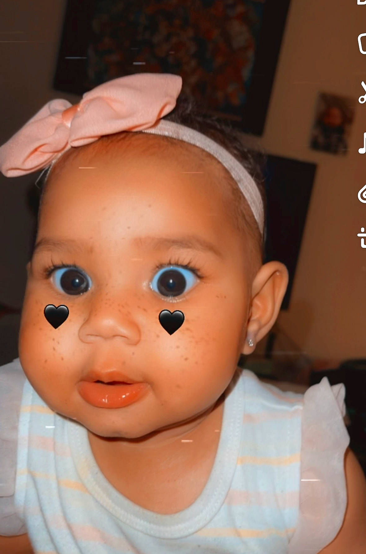 Nyla joined the competition — help win amazing prizes! baby, cheek, child, doll, ear, eyelash, fashion_accessory, fun, hair_accessory, human_body, jaw, lip, neck, nose, person, picture_frame, plastic, skin, toddler, toy
