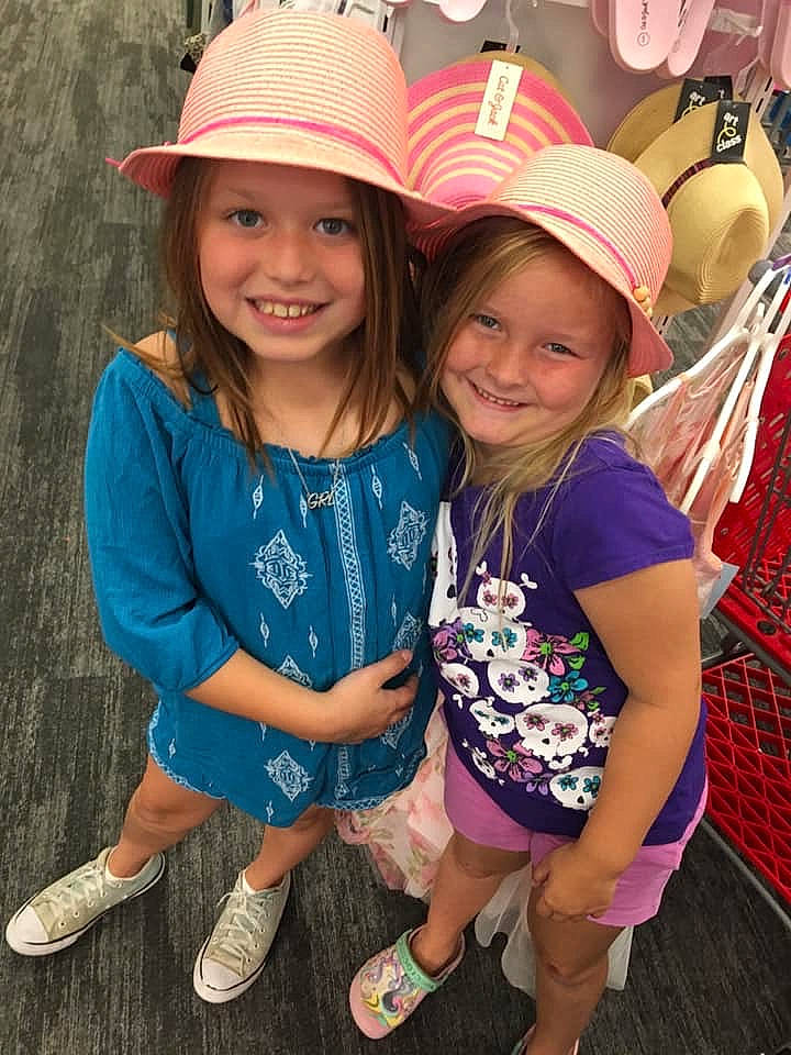 Mia joined the competition — help win amazing prizes! child, daughter, family, fashion_accessory, footwear, fun, happy, hat, headgear, headwear, joy, leisure, people, person, pink, sibling, skin, smile, summer, sun_hat