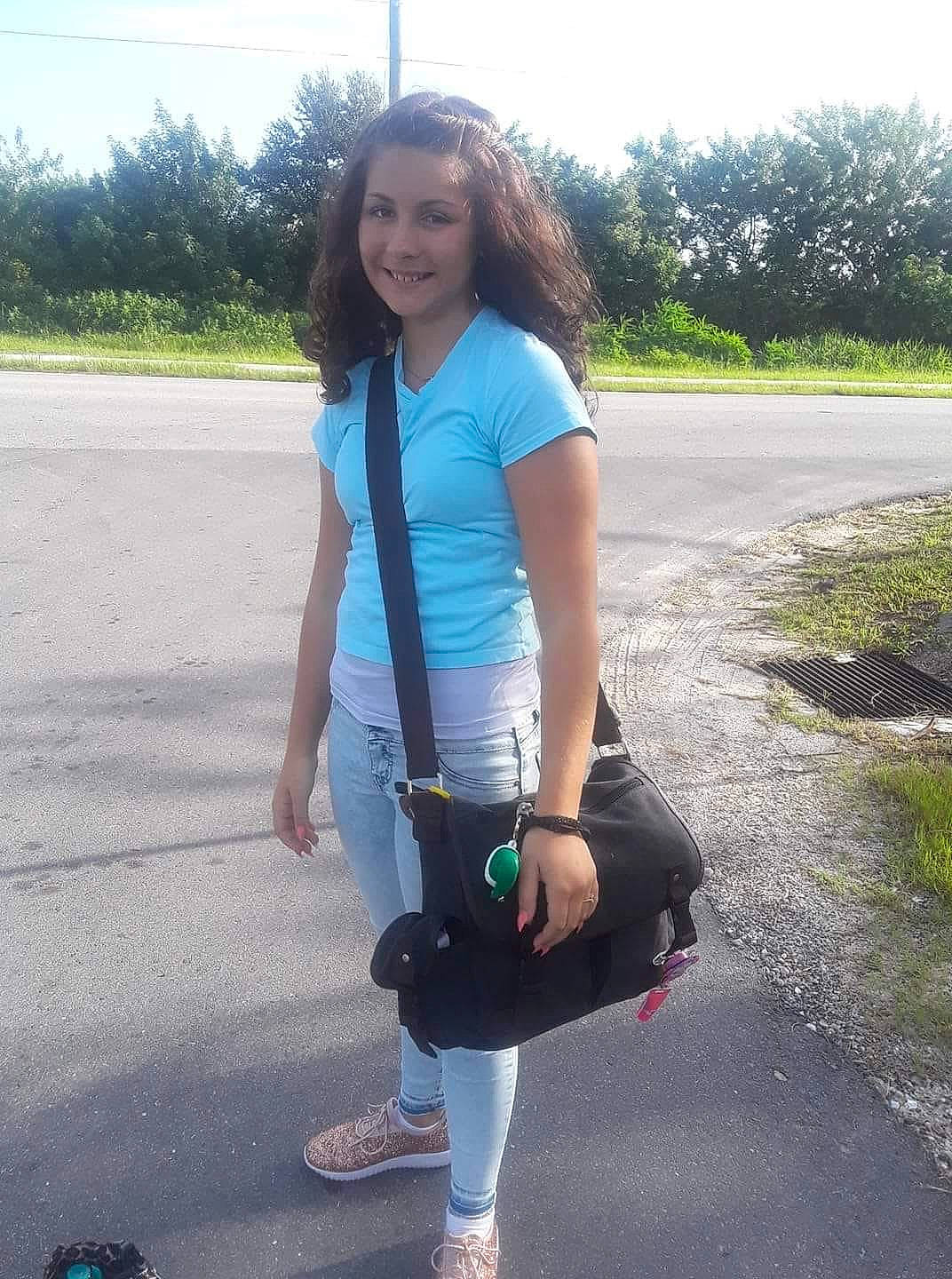 Jaydalyn joined the competition — help win amazing prizes! asphalt, footwear, joint, joy, knee, leg, leggings, long_hair, person, photography, street_fashion, t_shirt, tights