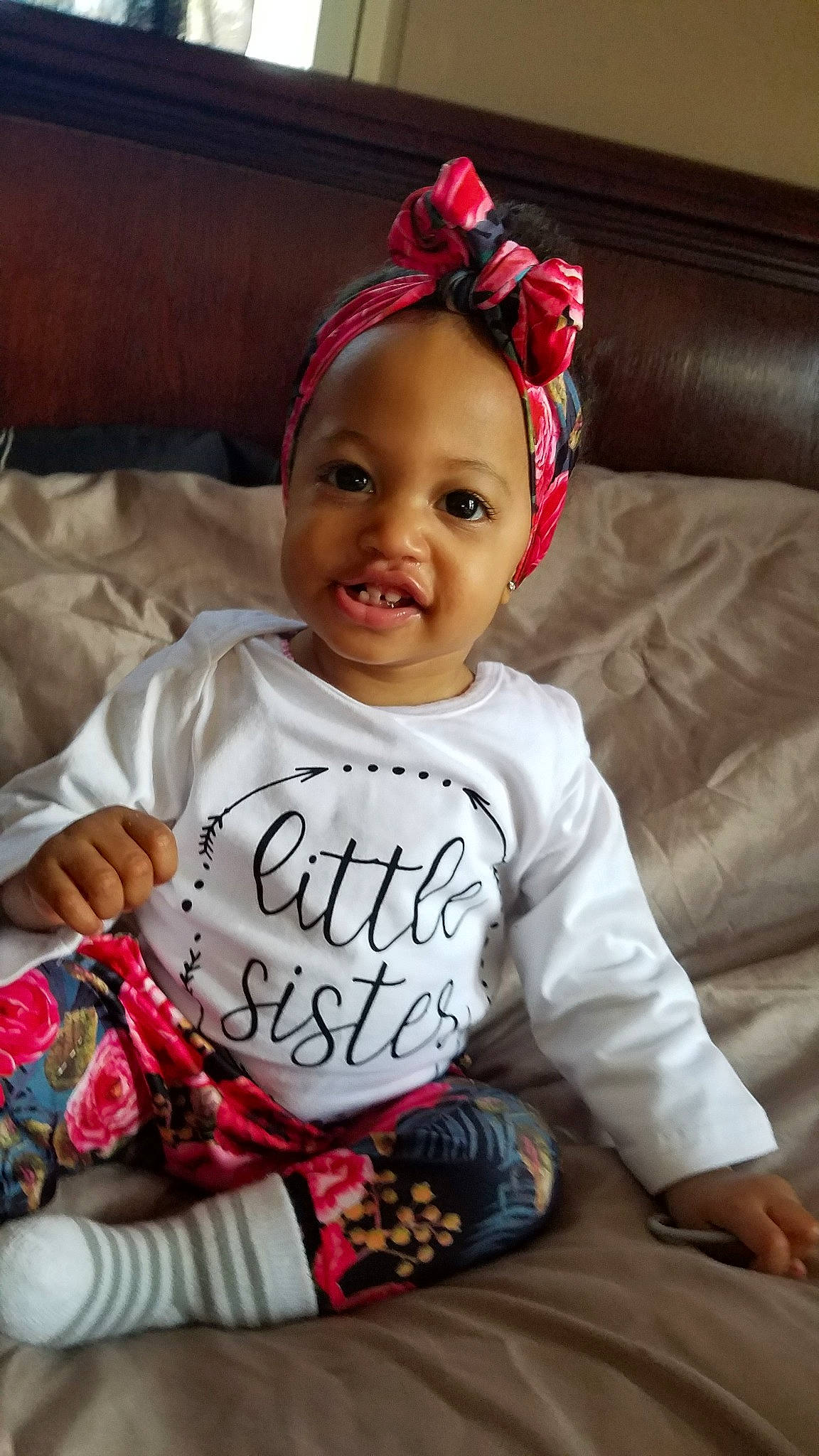 Alexys joined the competition — help win amazing prizes! baby_products, child, day, hair_accessory, headgear, infant, person, product, sitting, skin, textile, toddler