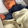Marcus is registered to the contest to win money with this photo: newborn, baby, sleeping, blanket, knit, blue_clothing, white_cushion, cozy, rest, infant, peaceful, portrait, child, indoor, soft_texture, closeup, face, hand, relaxation, comfort