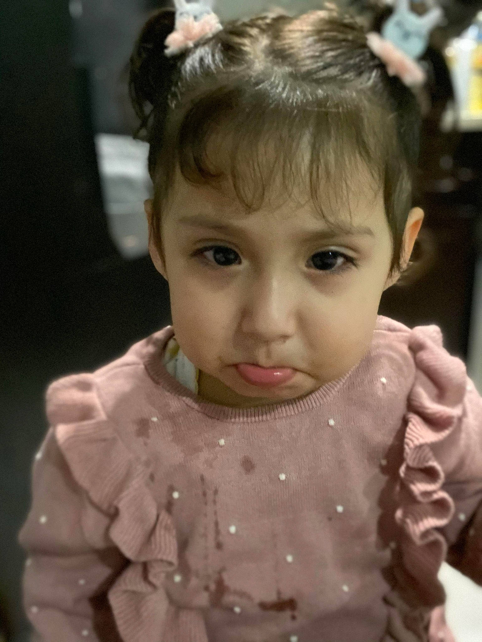 Alison is registered to the contest to win money with this photo: cheek, child, ear, face, facial_expression, forehead, hair, hairstyle, head, neck, nose, person, smile, toddler