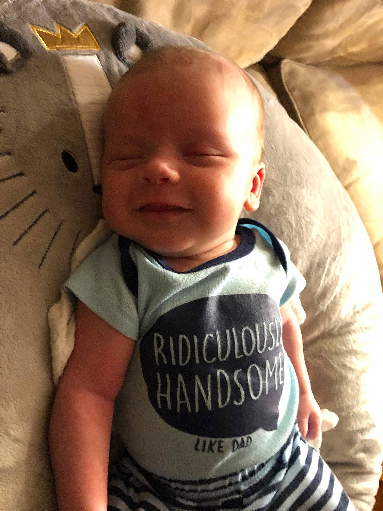 Stetson joined the competition — help win amazing prizes! baby, cheek, child, cool, person, smile, t_shirt, toddler