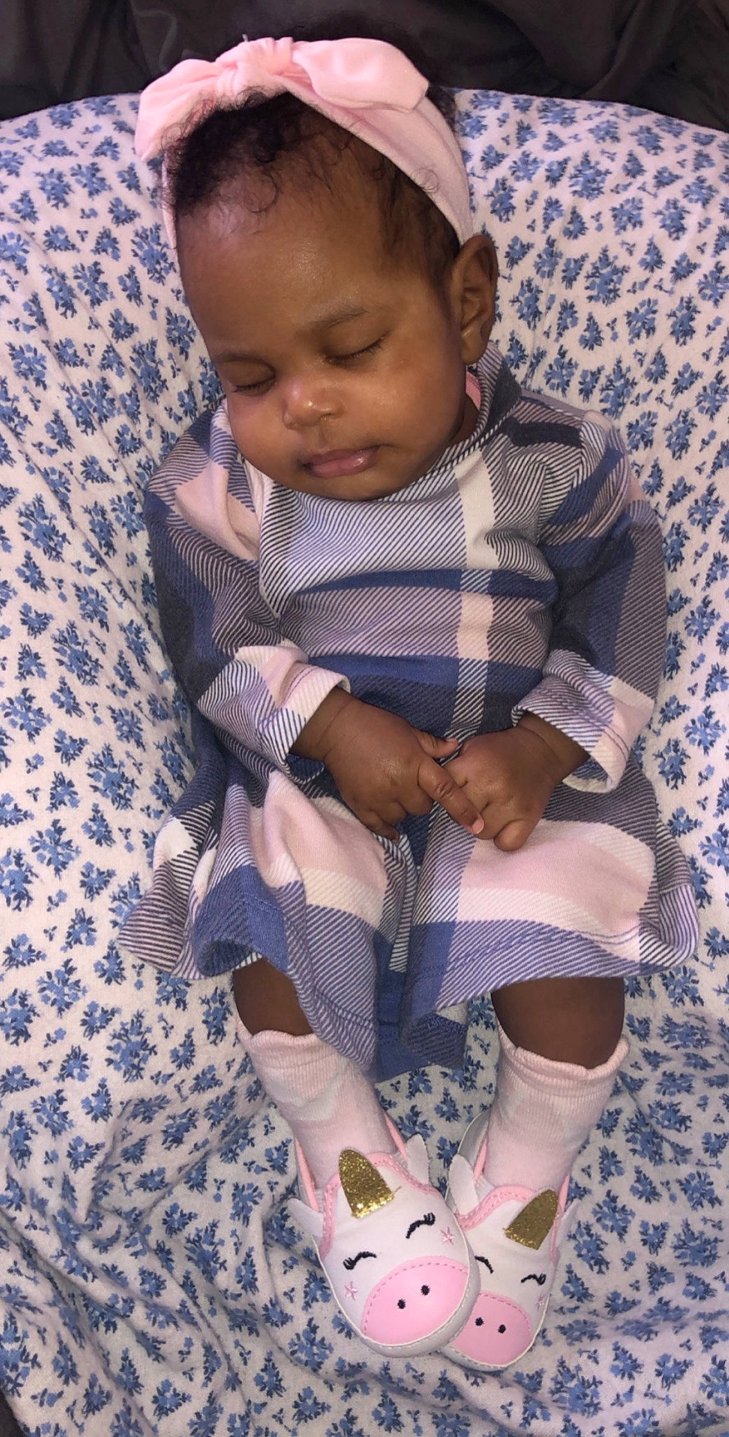 Madysen joined the competition — help win amazing prizes! baby, baby_toddler_clothing, cheek, child, leg, pattern, person, sitting, skin, toddler