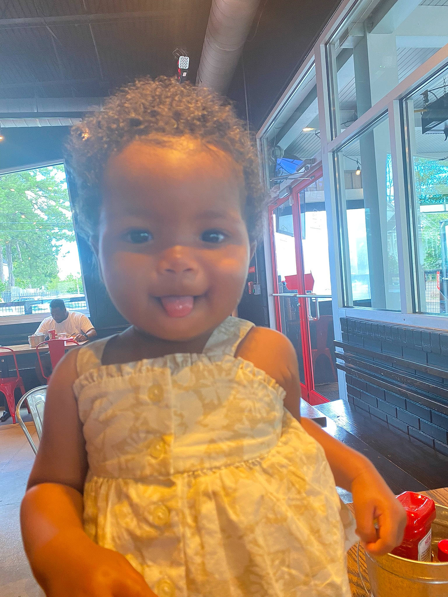 Jadaya joined the competition — help win amazing prizes! chair, child, eye, fun, happy, leisure, person, public_transport, room, smile, t_shirt, toddler, tourism, travel, vacation, vehicle