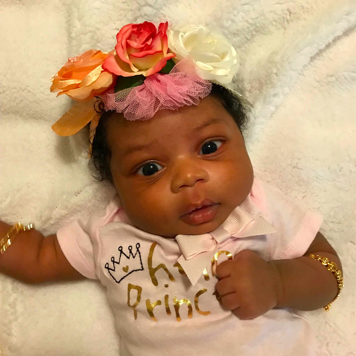 Zaida is registered to the contest to win money with this photo: cheek, child, ear, eye, face, finger, girl, hair_accessory, head, infant, lip, mouth, nose, product, skin, toddler