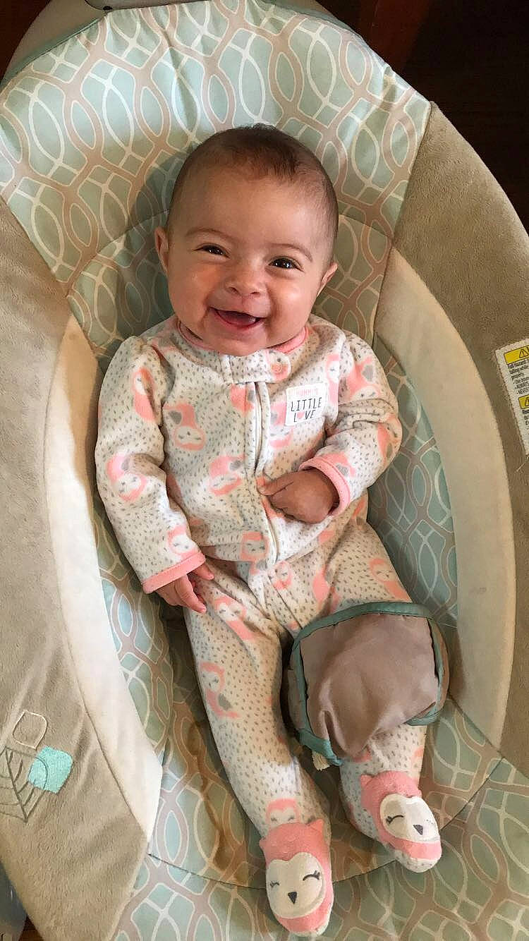 Elayna joined the competition — help win amazing prizes! baby, baby_products, child, joy, person, product, skin, toddler