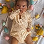Harlow-Rae joined the competition — help win amazing prizes! baby, bed, blanket, bodypart, clothing, cushion, face, finger, food, furniture, hand, happy, head, homedecor, newborn, person, photography, portrait, sitting, smile