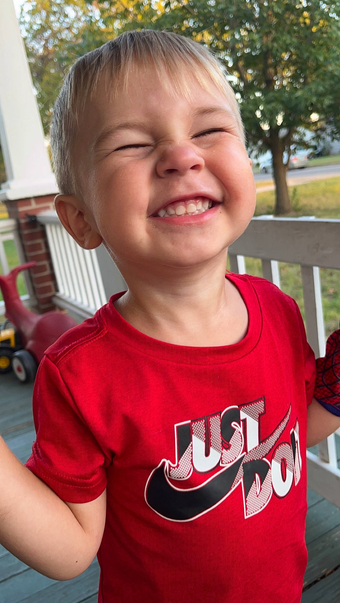 Drew joined the competition — help win amazing prizes! baby, baby_toddler_clothing, cheek, child, chin, finger, fun, grass, happy, joy, leisure, lip, nose, person, skin, sleeve, smile, summer, t_shirt, thumb