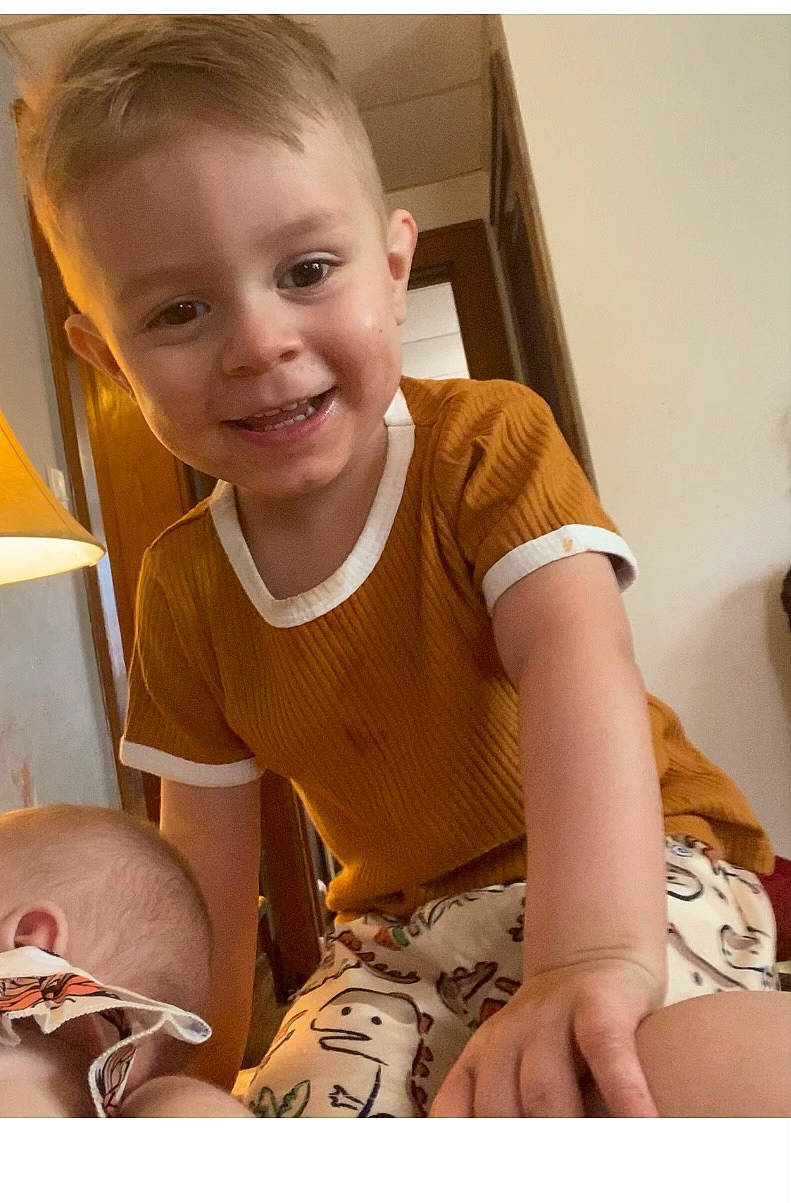 Dredyn joined the competition — help win amazing prizes! baby, baby_toddler_clothing, cheek, child, comfort, elbow, flooring, happy, human_leg, joy, knee, person, room, sitting, skin, sleeve, smile, t_shirt, thigh, thumb