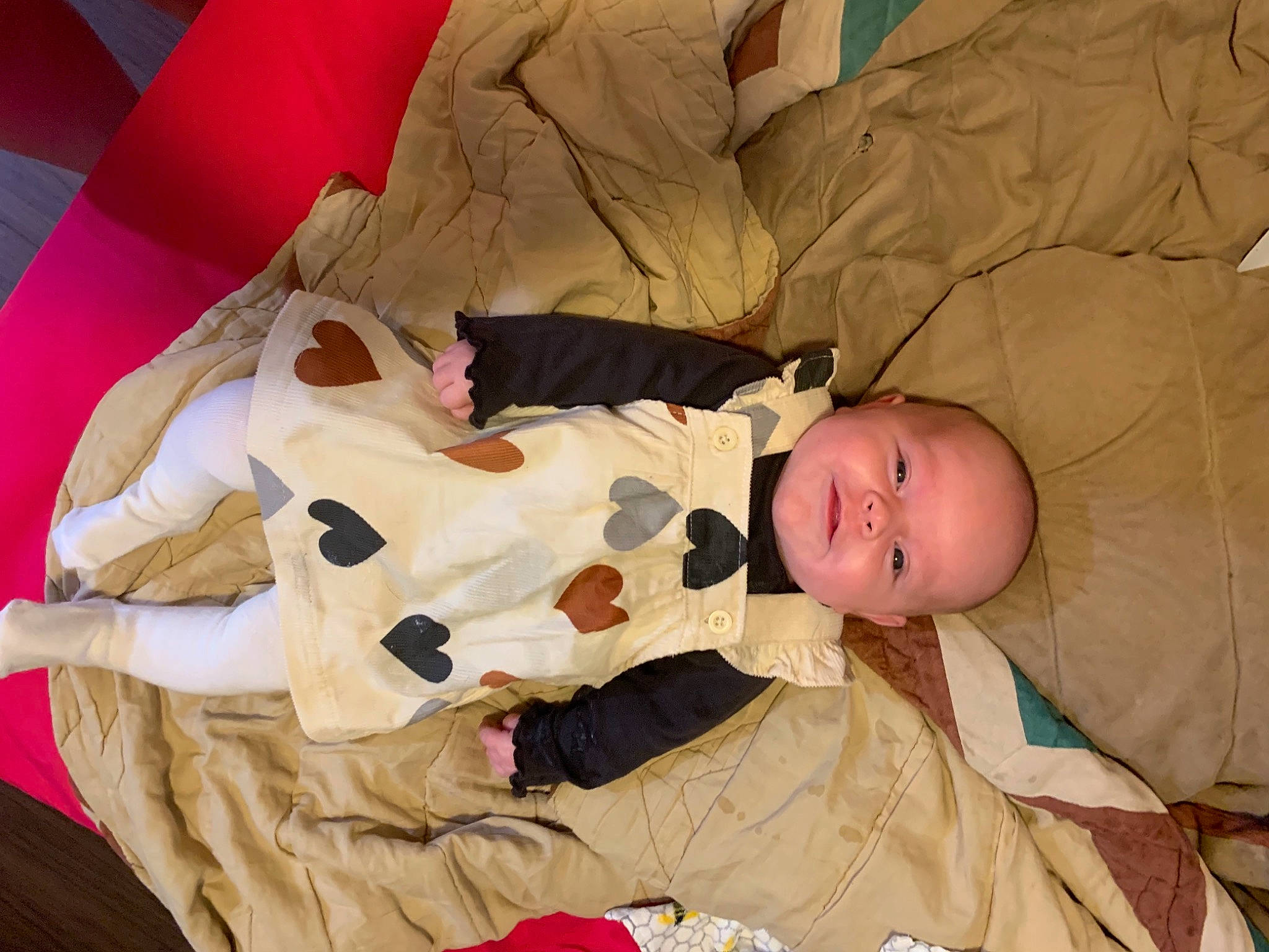 Lillie joined the competition — help win amazing prizes! baby, baby_products, baby_toddler_clothing, bed, bedding, bedtime, cheek, child, comfort, linens, nap, pattern, person, pink, room, sitting, sleep, sleeve, textile, toddler