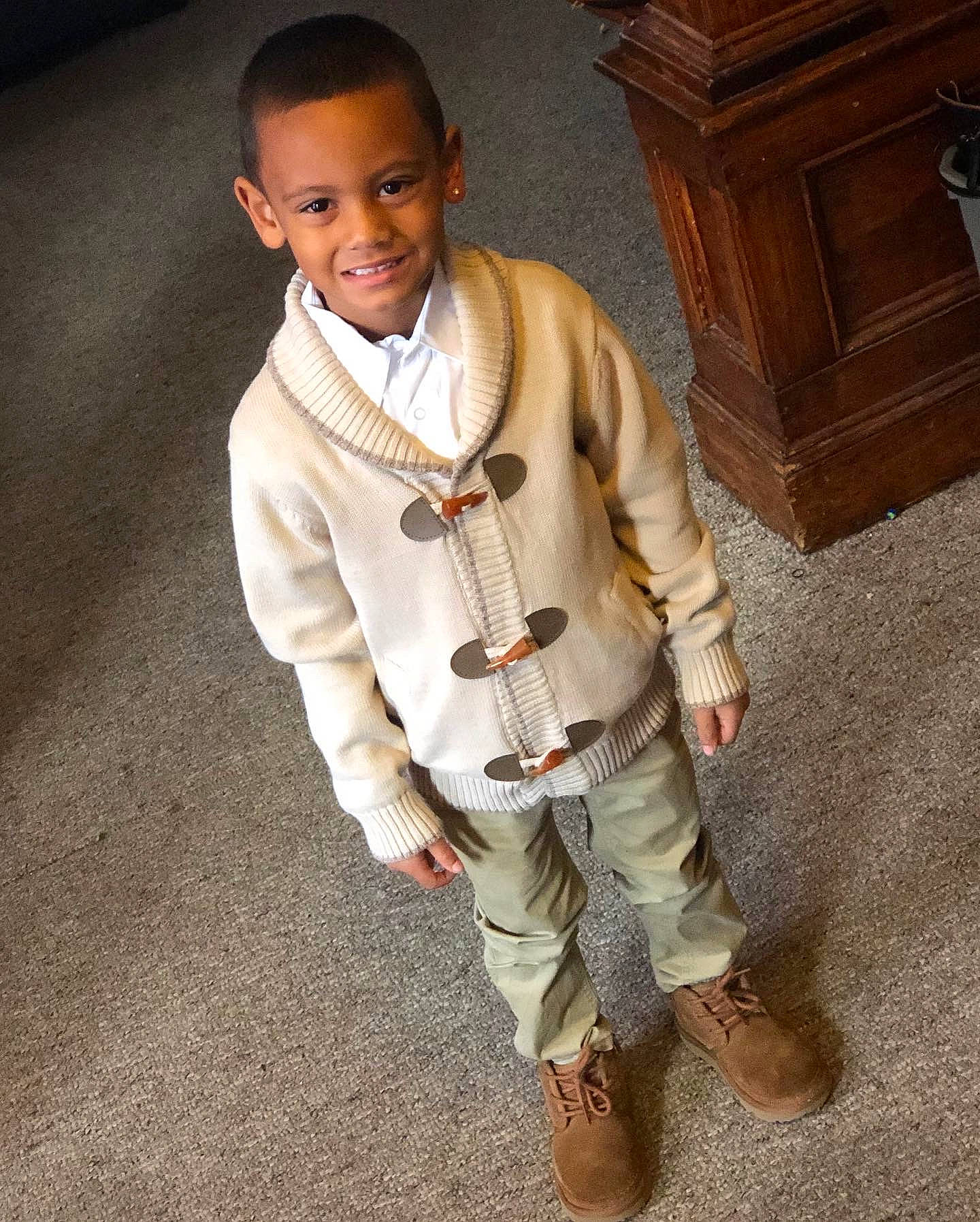 Markus joined the competition — help win amazing prizes! child, child_model, joy, outerwear, person, shoe, sleeve, suit, toddler