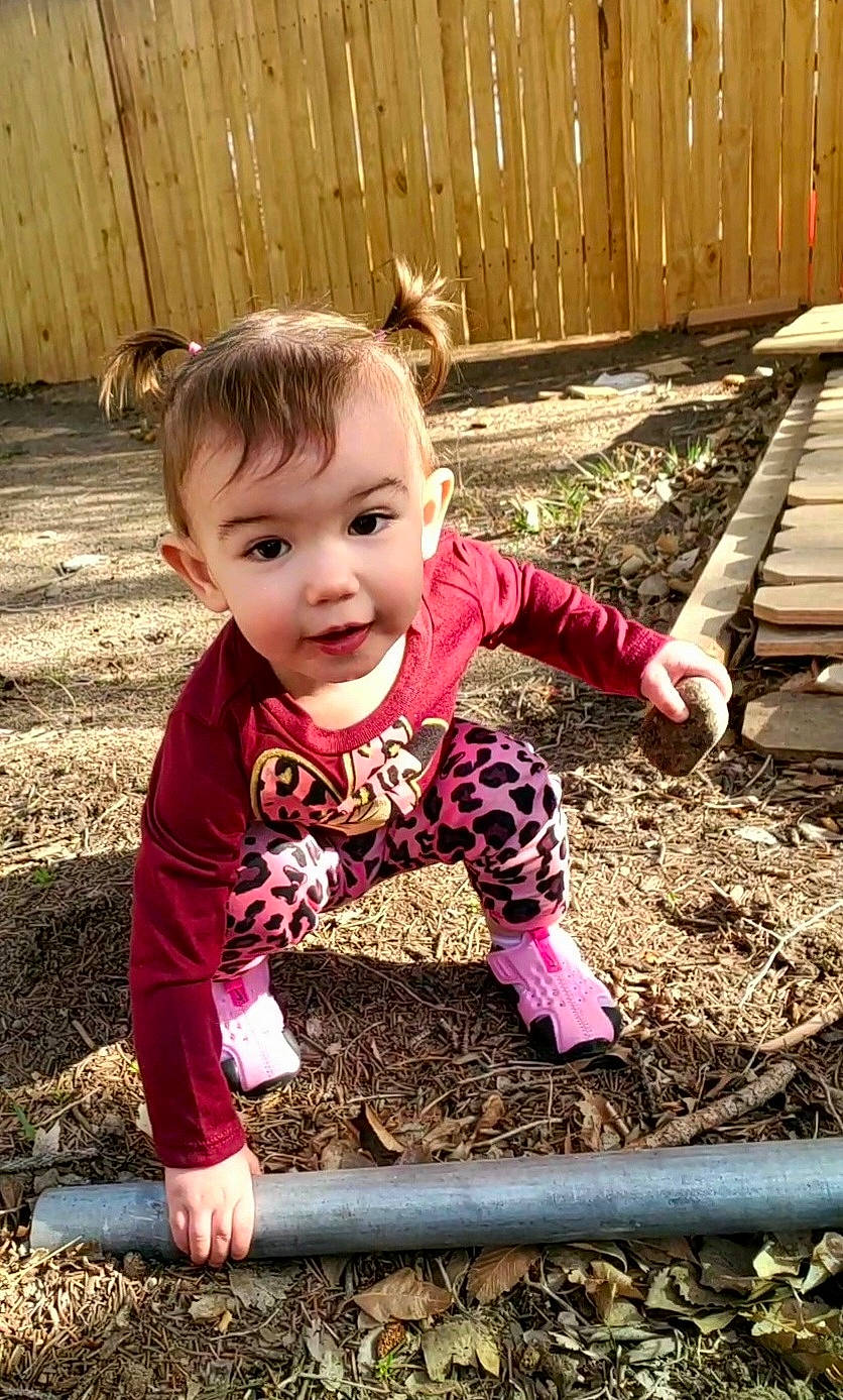 Charli joined the competition — help win amazing prizes! baby, baby_toddler_clothing, cheek, child, city, eye, face, fun, grass, happy, head, leisure, people_in_nature, person, play, sitting, snapshot, soil, t_shirt, toddler