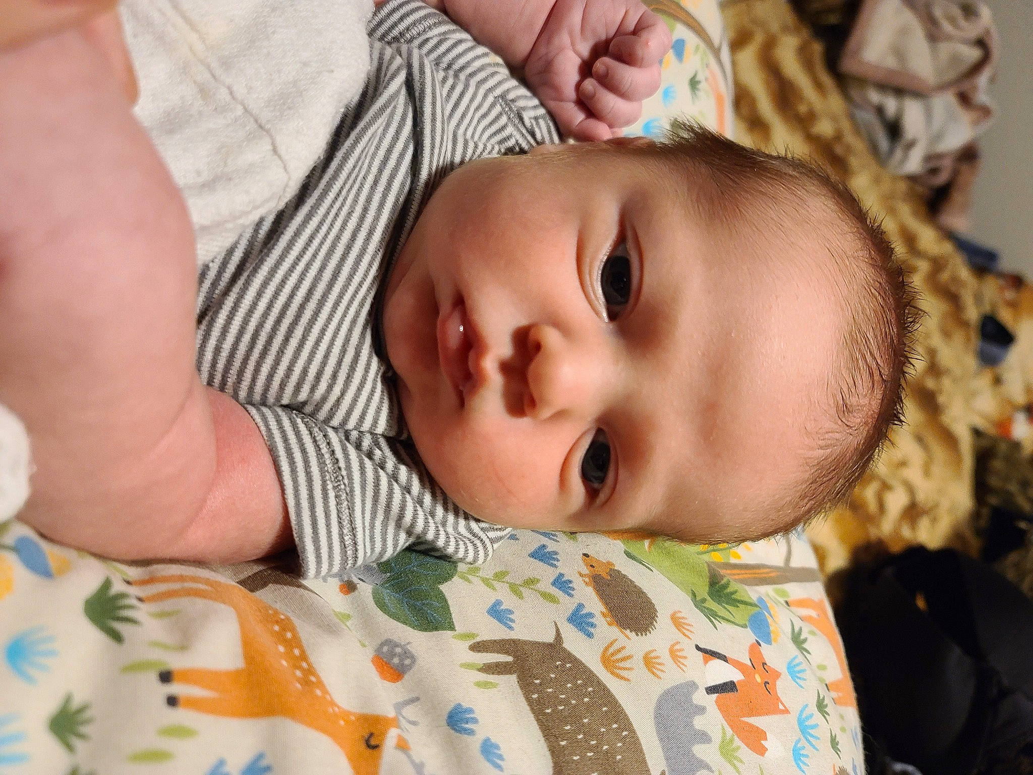 Kolten joined the competition — help win amazing prizes! baby, cheek, child, eye, face, head, lip, mouth, nose, person, skin, smile, toddler