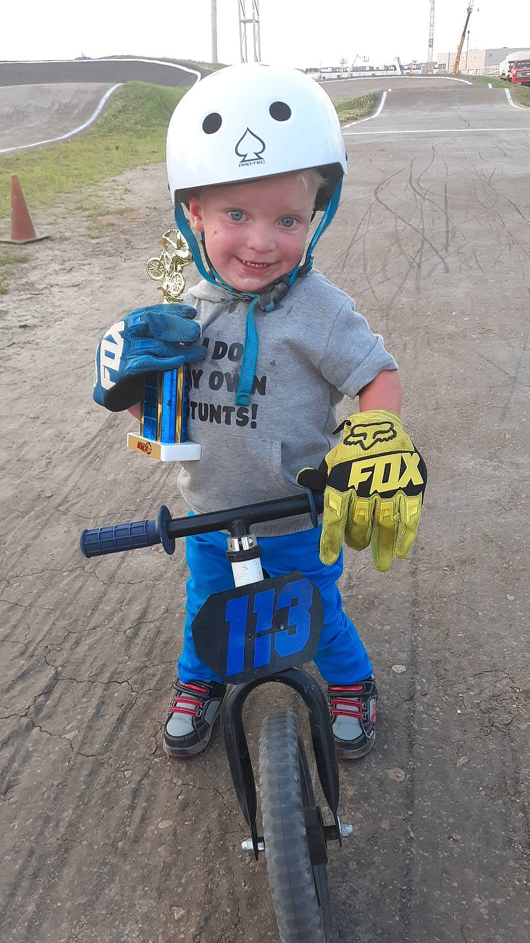 Brycen joined the competition — help win amazing prizes! bicycle, bicycle_clothing, bicycle_helmet, bicycle_motocross, bicycles_equipment_and_supplies, child, cycling, headwear, helmet, joy, person, personal_protective_equipment, recreation, sports_equipment, toddler, tricycle, vehicle, wheel