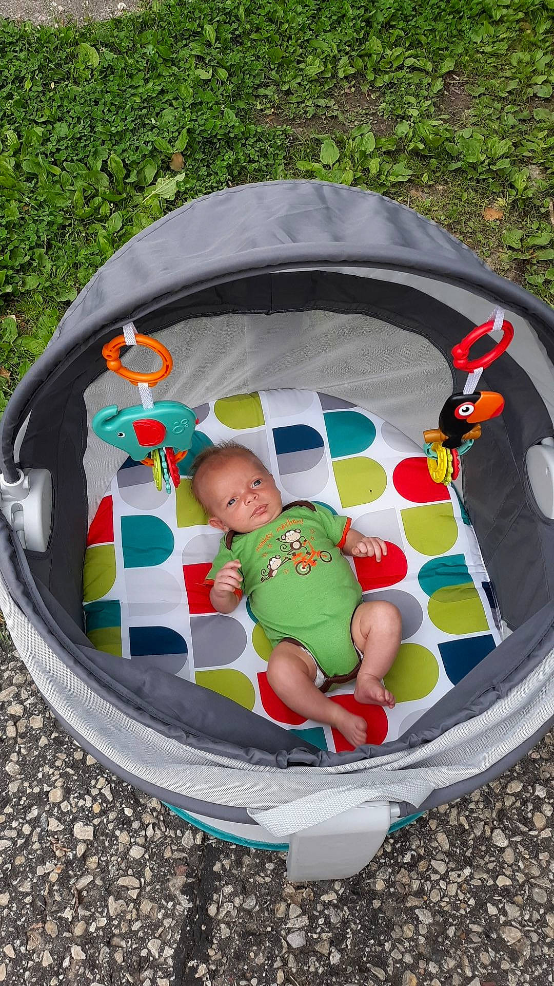Brayden joined the competition — help win amazing prizes! baby, baby_products, baby_toys, child, circle, person, play, product, toddler, toy