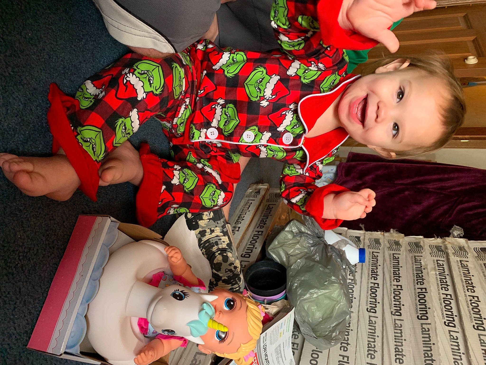 Kynslee is registered to the contest to win money with this photo: baby, baby_products, baby_toddler_clothing, bracelet, child, costume_accessory, costume_hat, glove, joy, nail, person, toddler, wrist