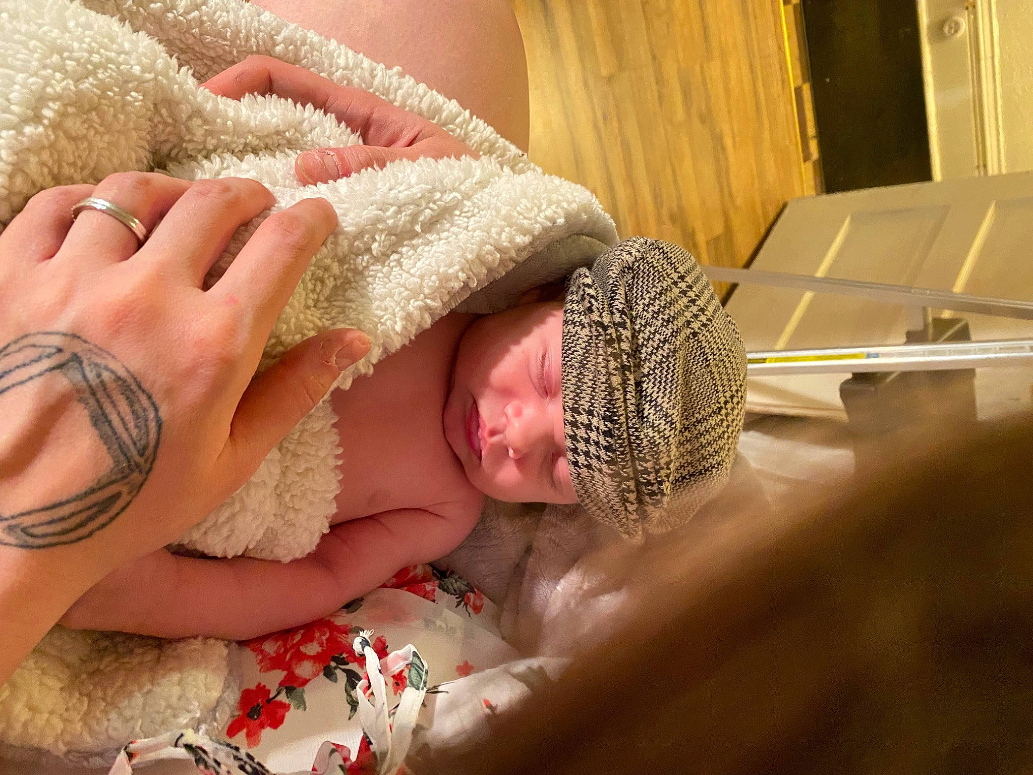 Cody Jr is registered to the contest to win money with this photo: abdomen, baby, baby_sleeping, child, comfort, fashion_accessory, hat, headgear, headwear, human_body, leg, linens, nail, nap, pattern, person, skin, sunglasses, thumb, toddler