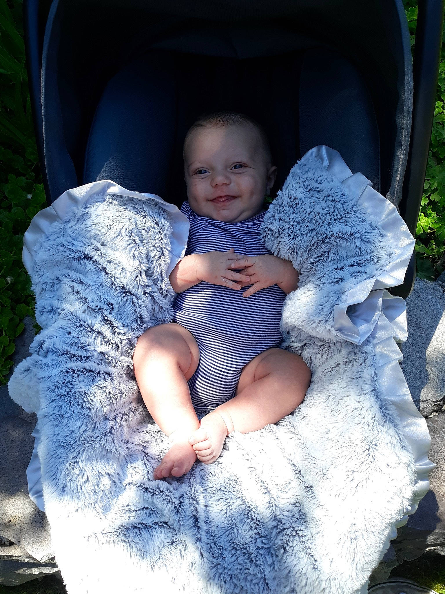 Aleister is registered to the contest to win money with this photo: baby, blue, botany, child, eye, joy, leisure, person, photography, plant, sitting, smile, toddler, tree, vacation