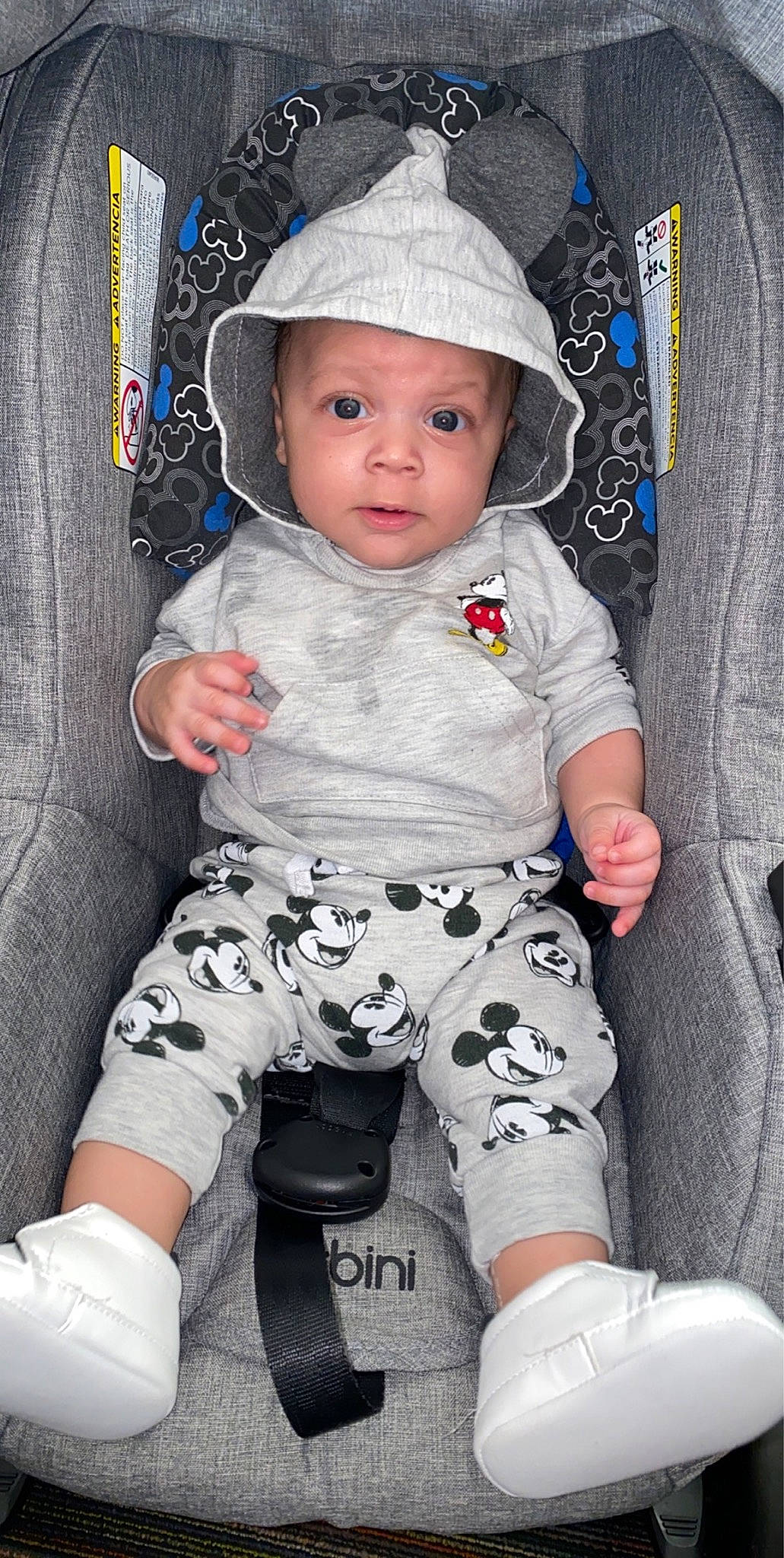 Jaziah is registered to the contest to win money with this photo: baby, baby_products, baby_toddler_clothing, child, cool, headwear, jeans, leg, person, product, skin, sleeve, toddler