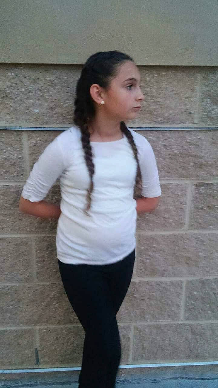 Jayla is registered to the contest to win money with this photo: abdomen, arm, black_hair, clothing, hip, human_body, joint, knee, leg, leggings, neck, outerwear, person, shoulder, sportswear, standing, thigh, tights, trousers, waist