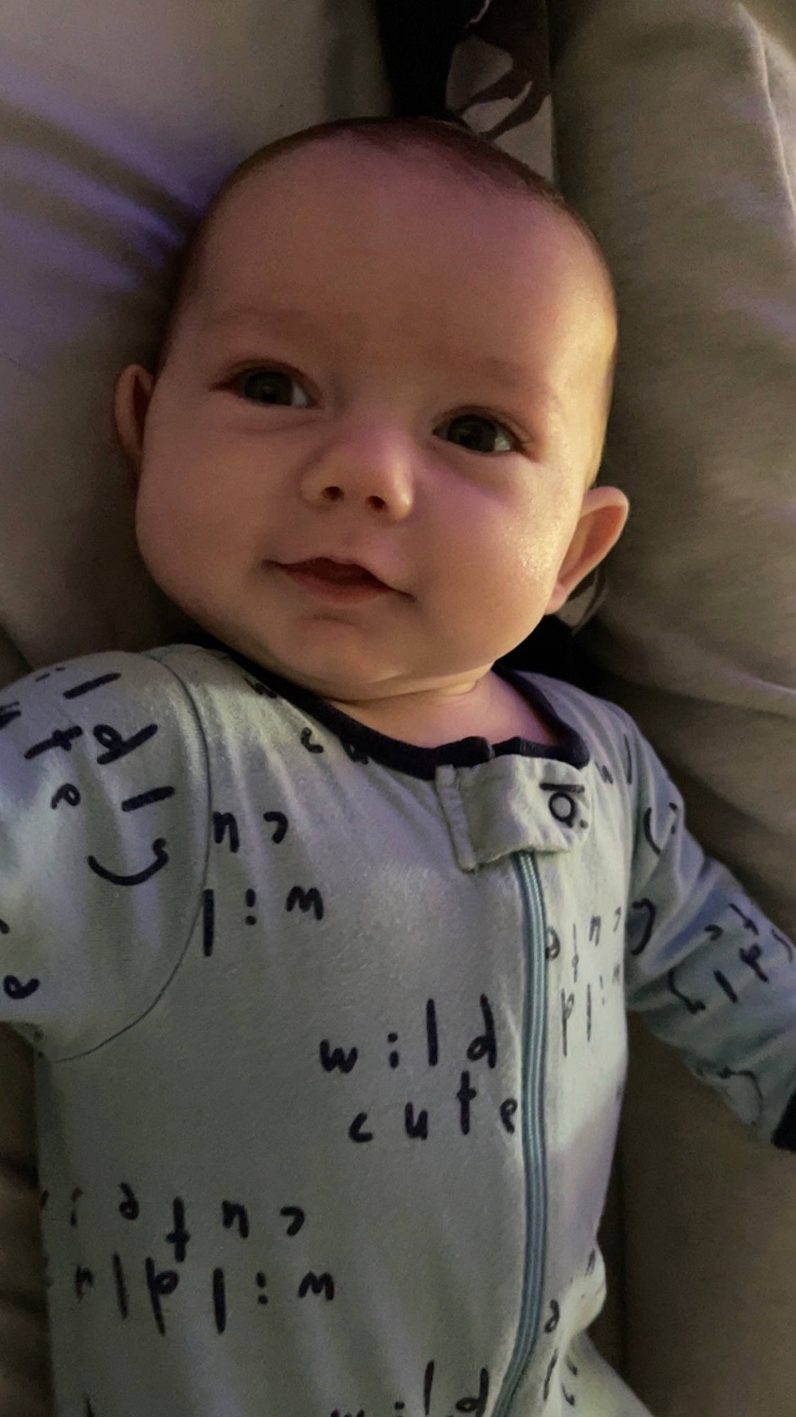 Kai is registered to the contest to win money with this photo: baby_toddler_clothing, cheek, chin, eyebrow, facial_expression, forehead, hairstyle, head, iris, lip, mammal, mouth, neck, nose, outerwear, person, skin, sleeve, smile, standing