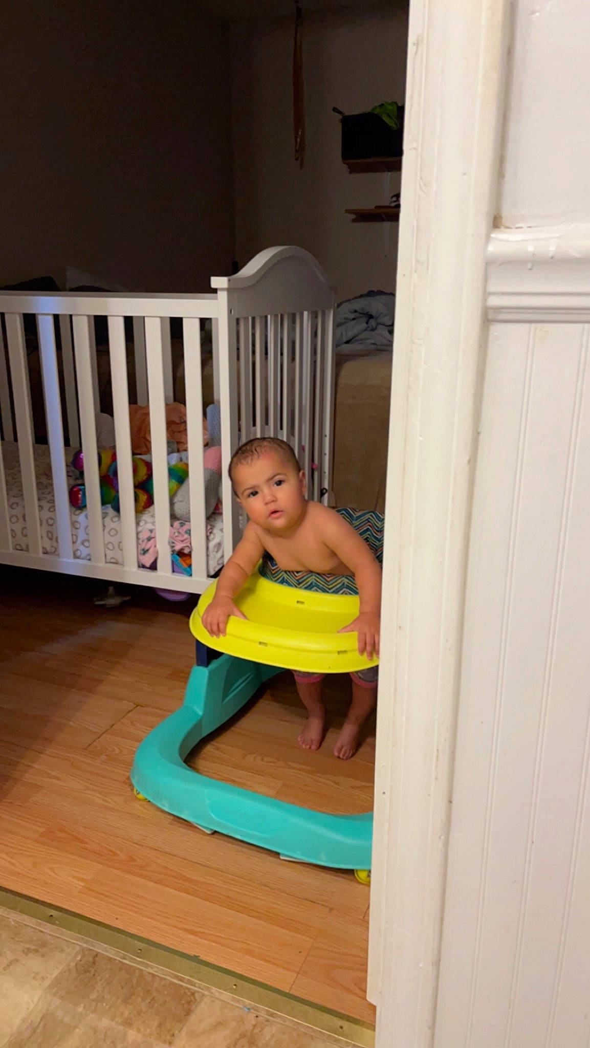Karsyn joined the competition — help win amazing prizes! baby, baby_products, baby_safety, baby_toddler_clothing, barefoot, chair, child, comfort, flooring, hardwood, human_leg, knee, leisure, person, shorts, sitting, t_shirt, thigh, toddler, wood