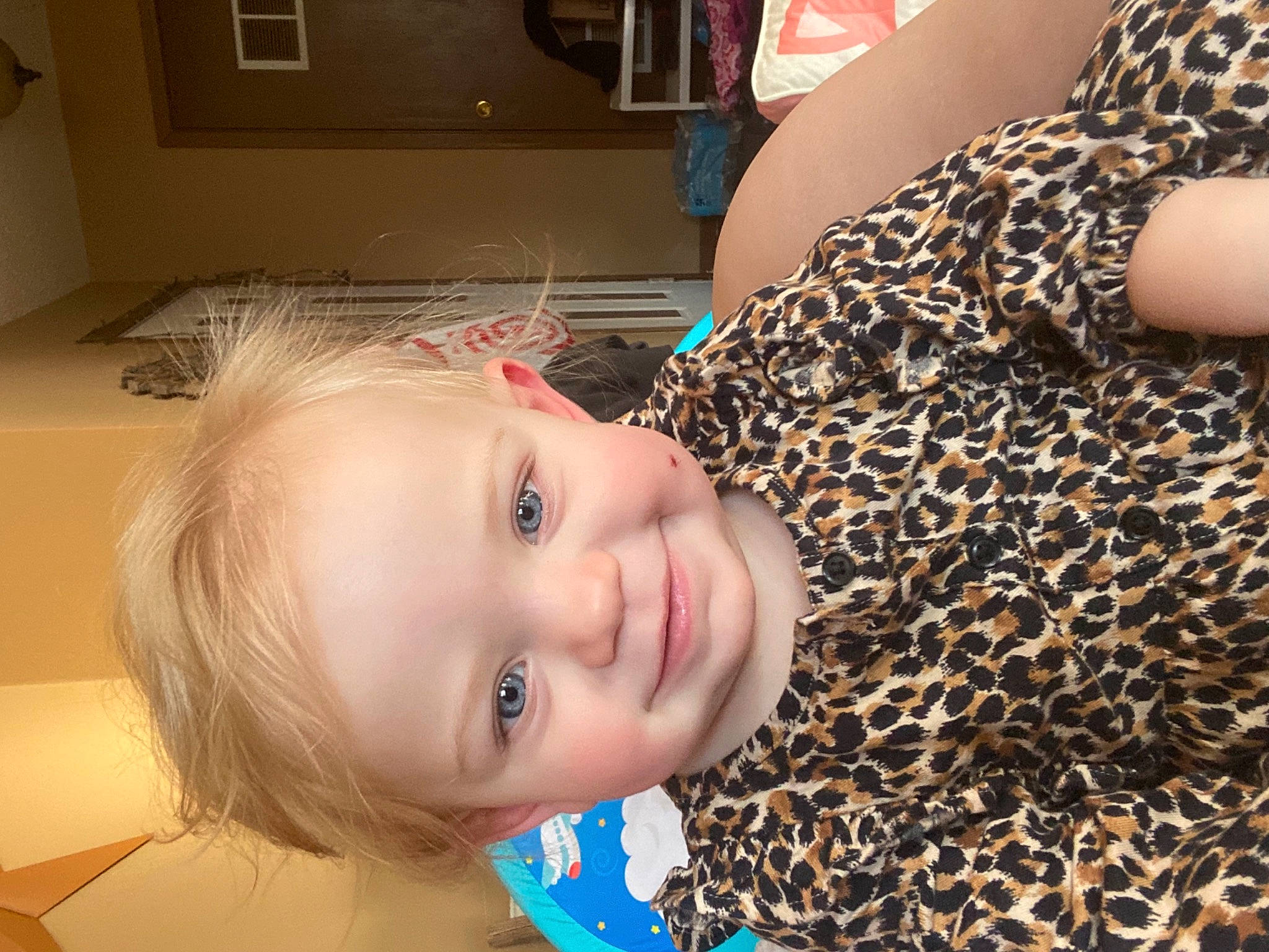 Kynzlee is registered to the contest to win money with this photo: baby, baby_toddler_clothing, blond, cheek, child, eyebrow, eyelash, hairstyle, iris, joy, person, toddler