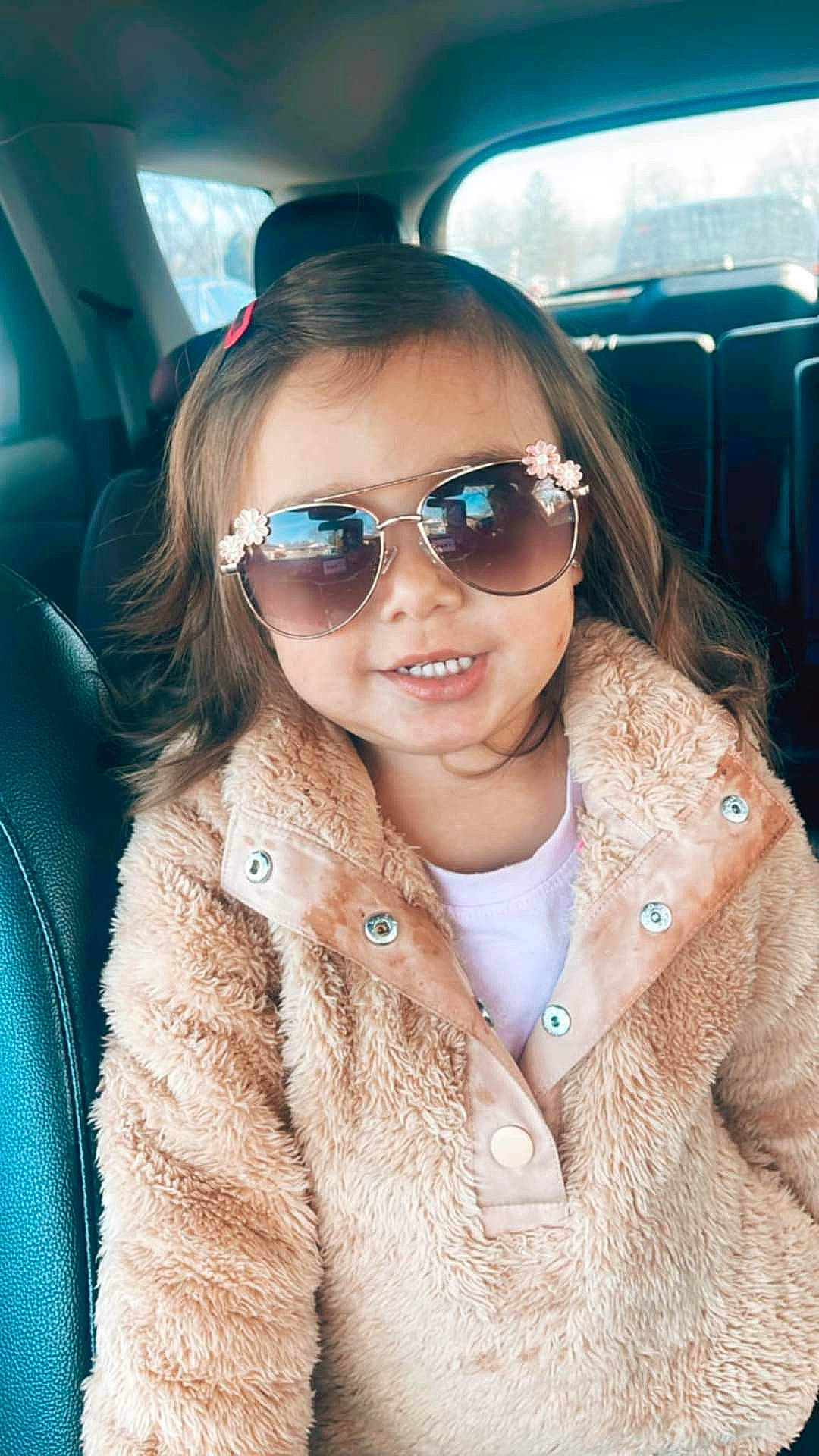 Mila joined the competition — help win amazing prizes! automotive_design, automotive_exterior, blond, cool, electric_blue, eyewear, fashion_design, glasses, goggles, happy, head_restraint, lip, long_hair, outerwear, person, personal_luxury_car, sleeve, smile, sunglasses, vehicle_door