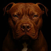 Dream participe au concours pour gagner de l'argent avec cette photo : animal, black_background, brown, canine, close_up, dog, droplets, ears, expression, eyes, fur, head, majestic, muzzle, nose, pet, portrait, serious, studio, wet